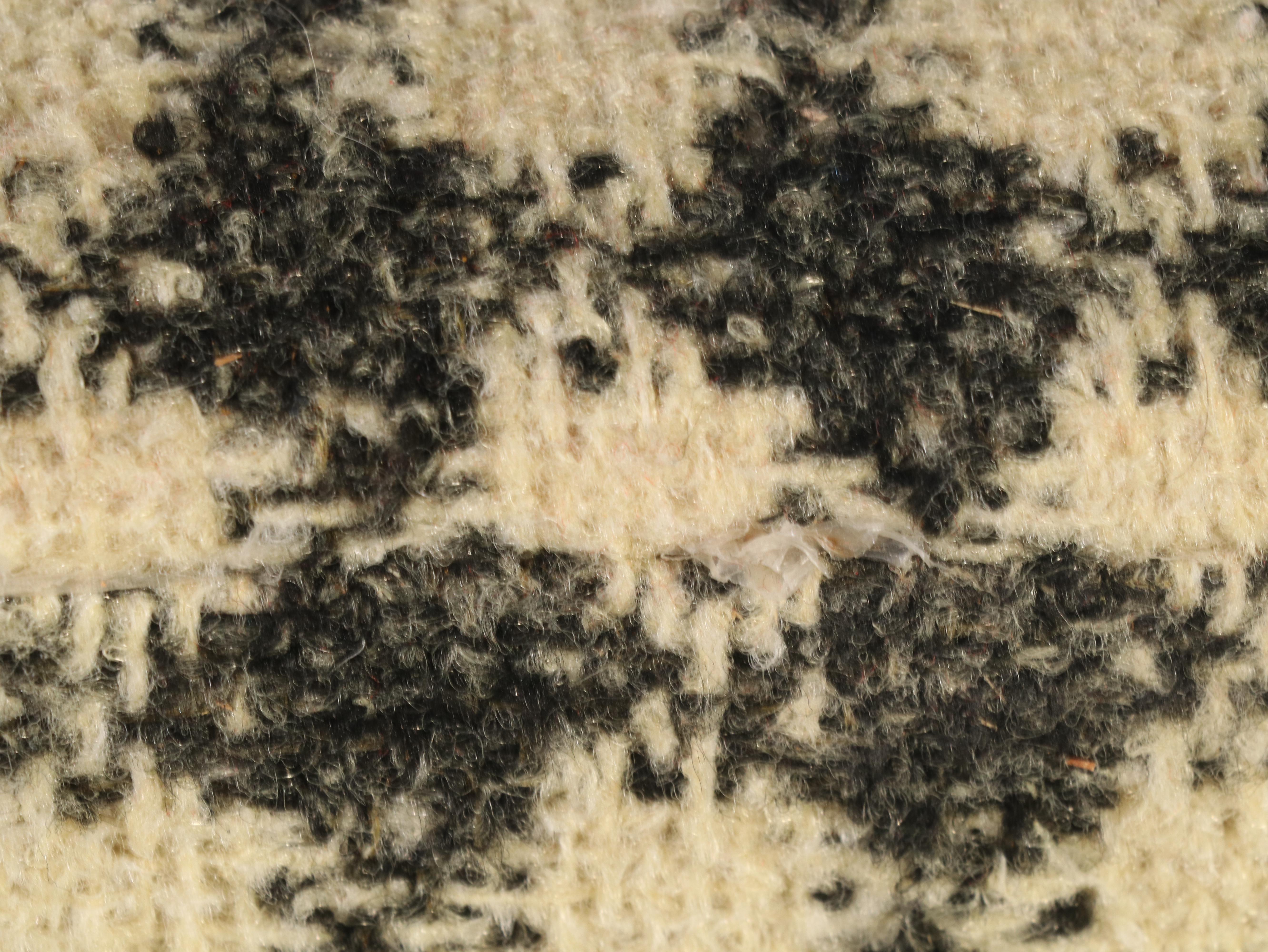 Rowe Furniture Mid Century Modern Woven Checkered Sofa