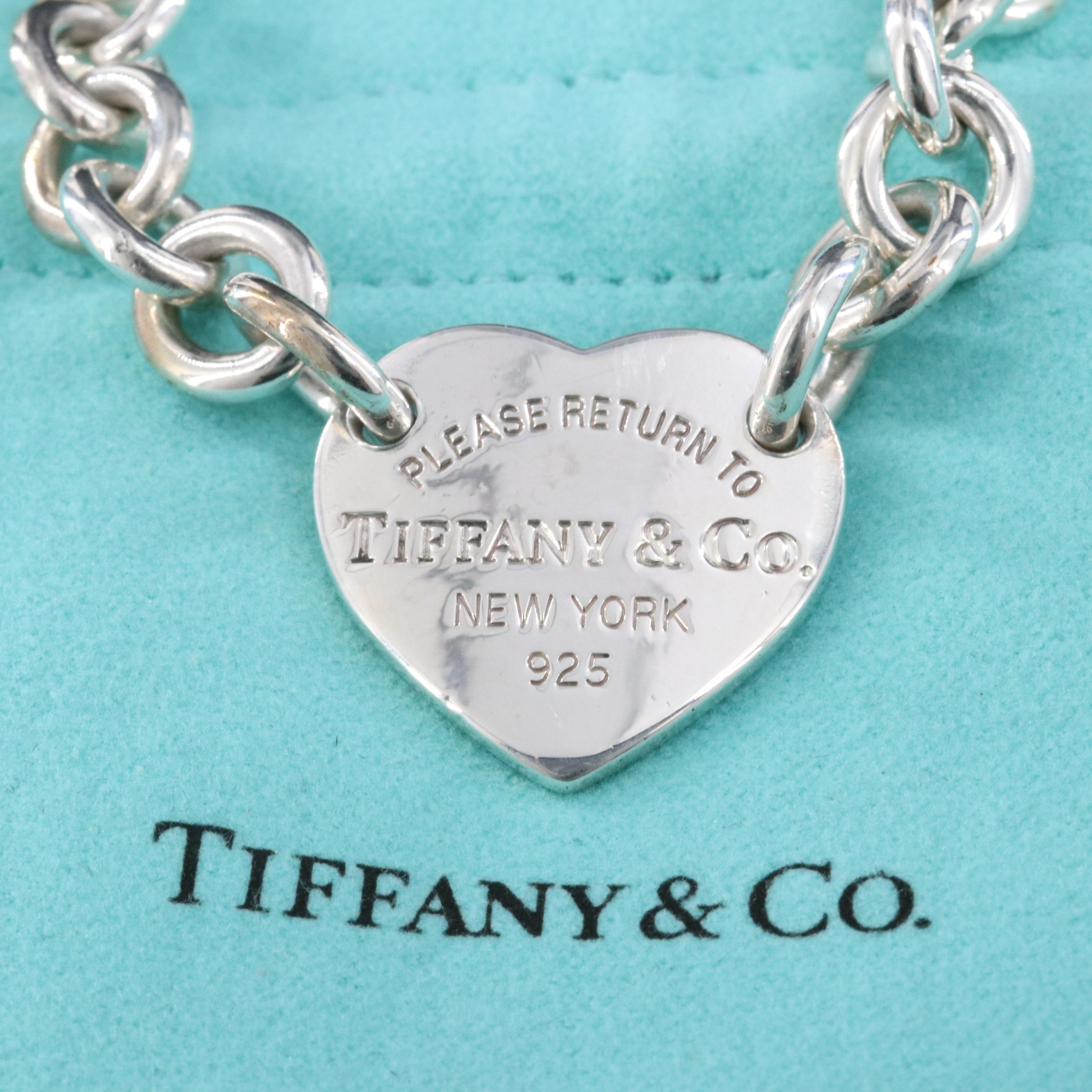 Tiffany & Co. Return to Tiffany Sterling Heart Tag Bracelet