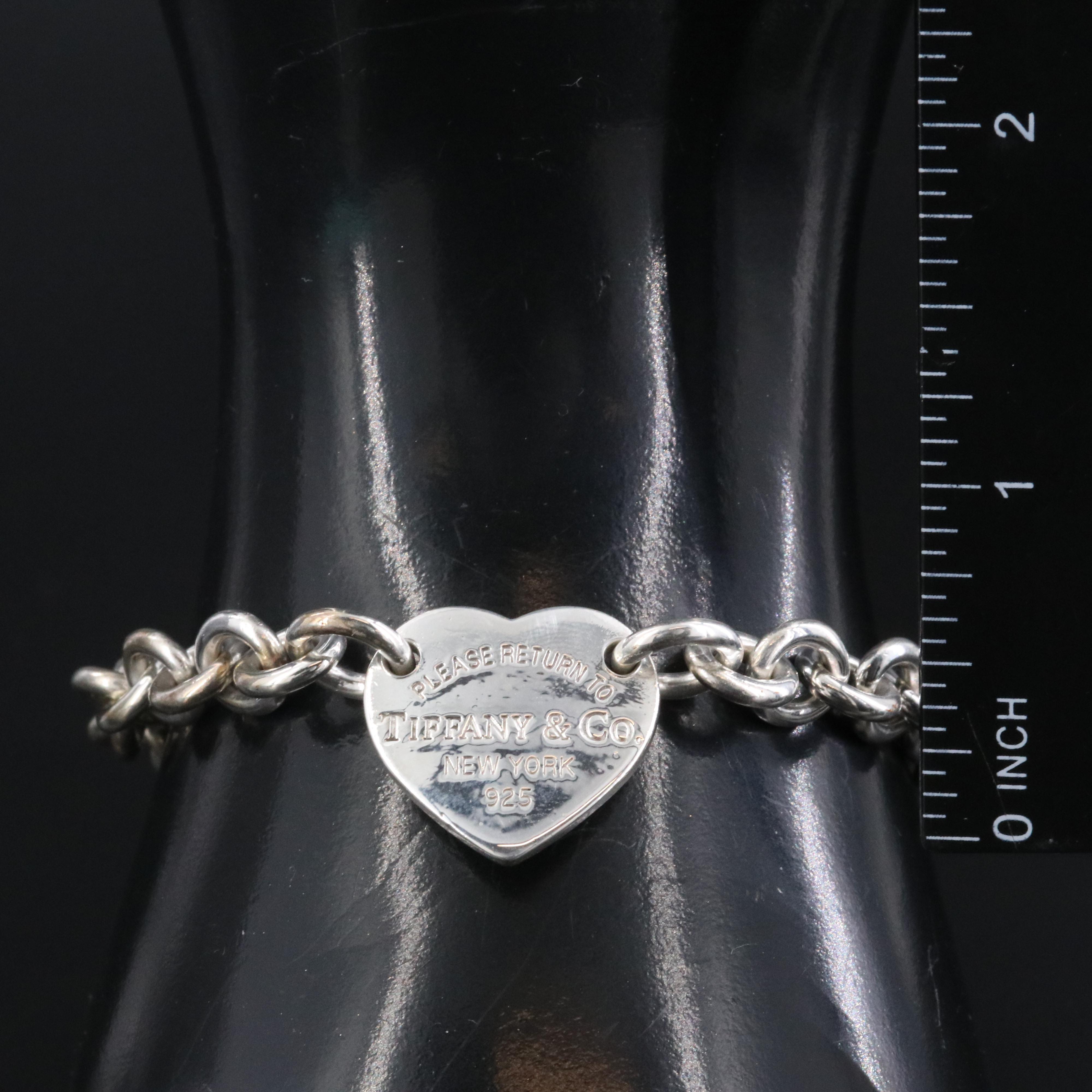 Tiffany & Co. Return to Tiffany Sterling Heart Tag Bracelet
