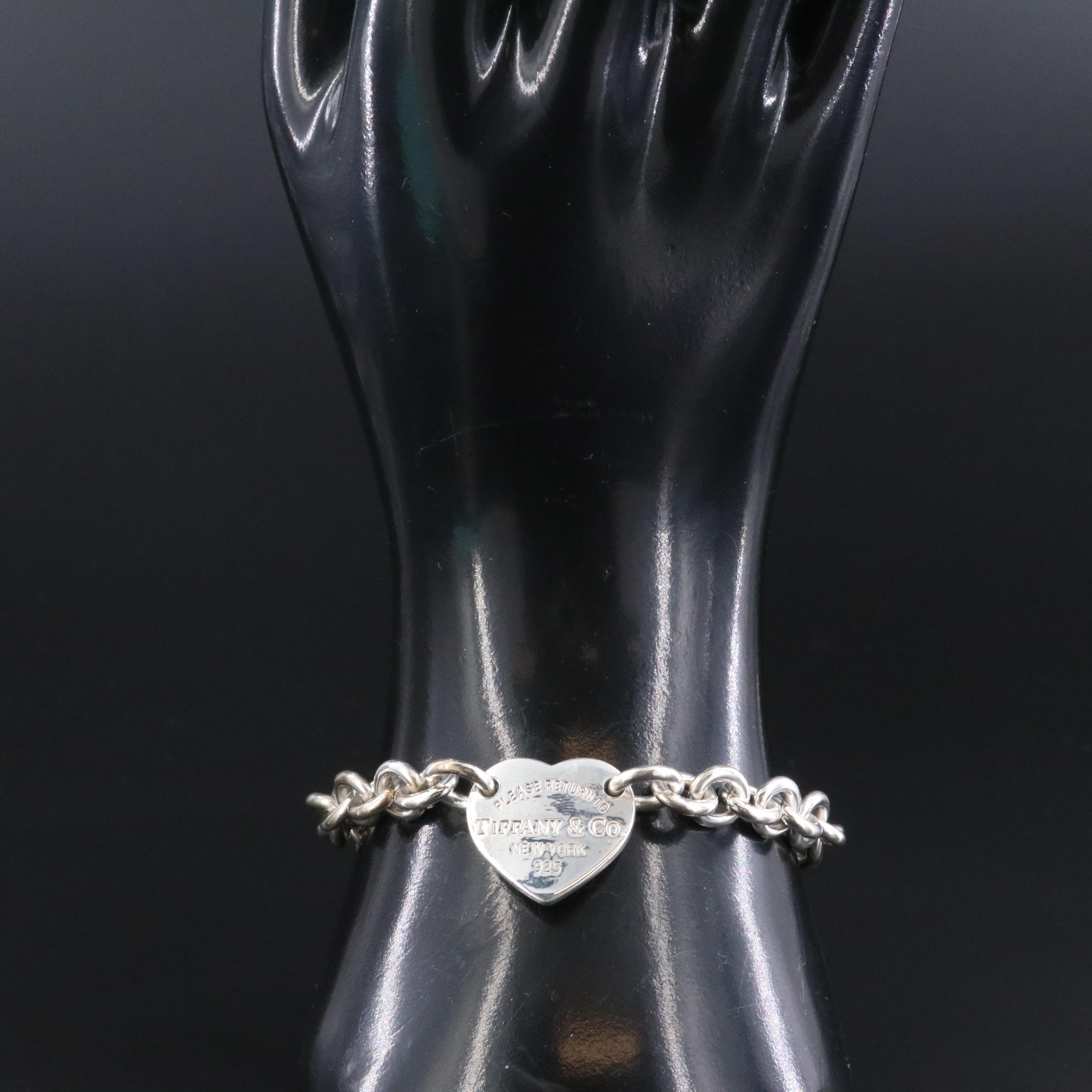Tiffany & Co. Return to Tiffany Sterling Heart Tag Bracelet