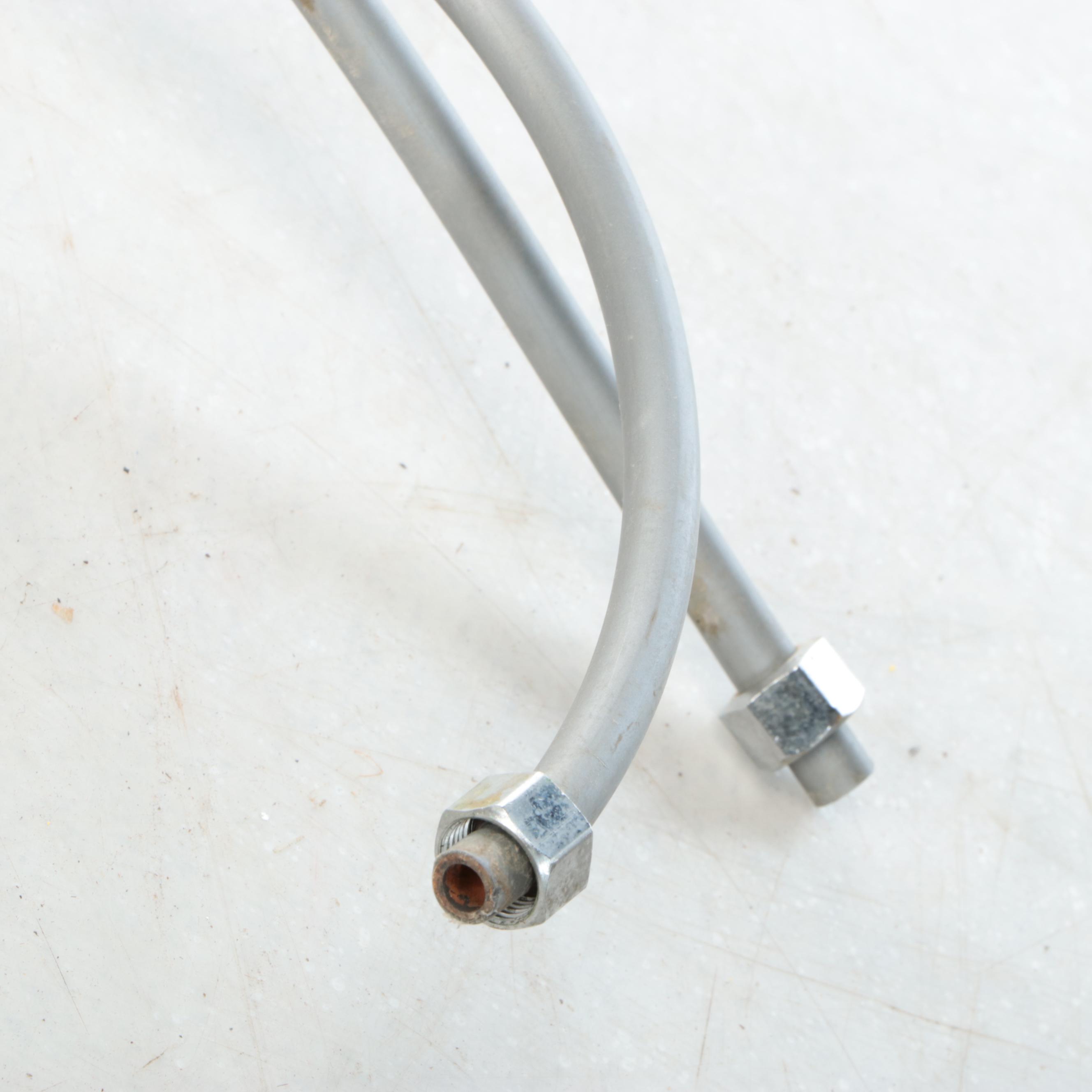 Signed Artist-Made Drop-In Sink with Brass Fixture