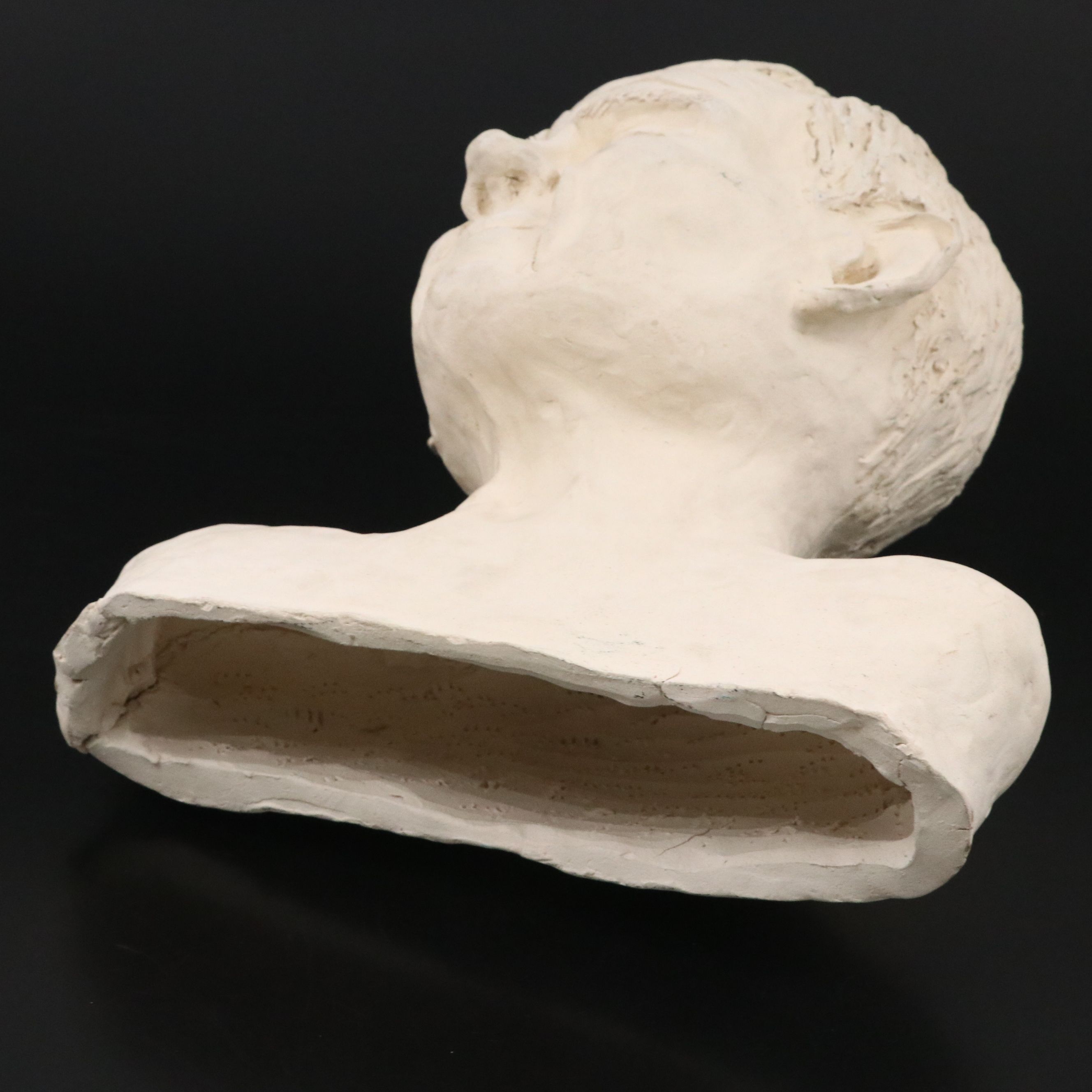 Hand-Sculpted Clay Quarter-Length Bust