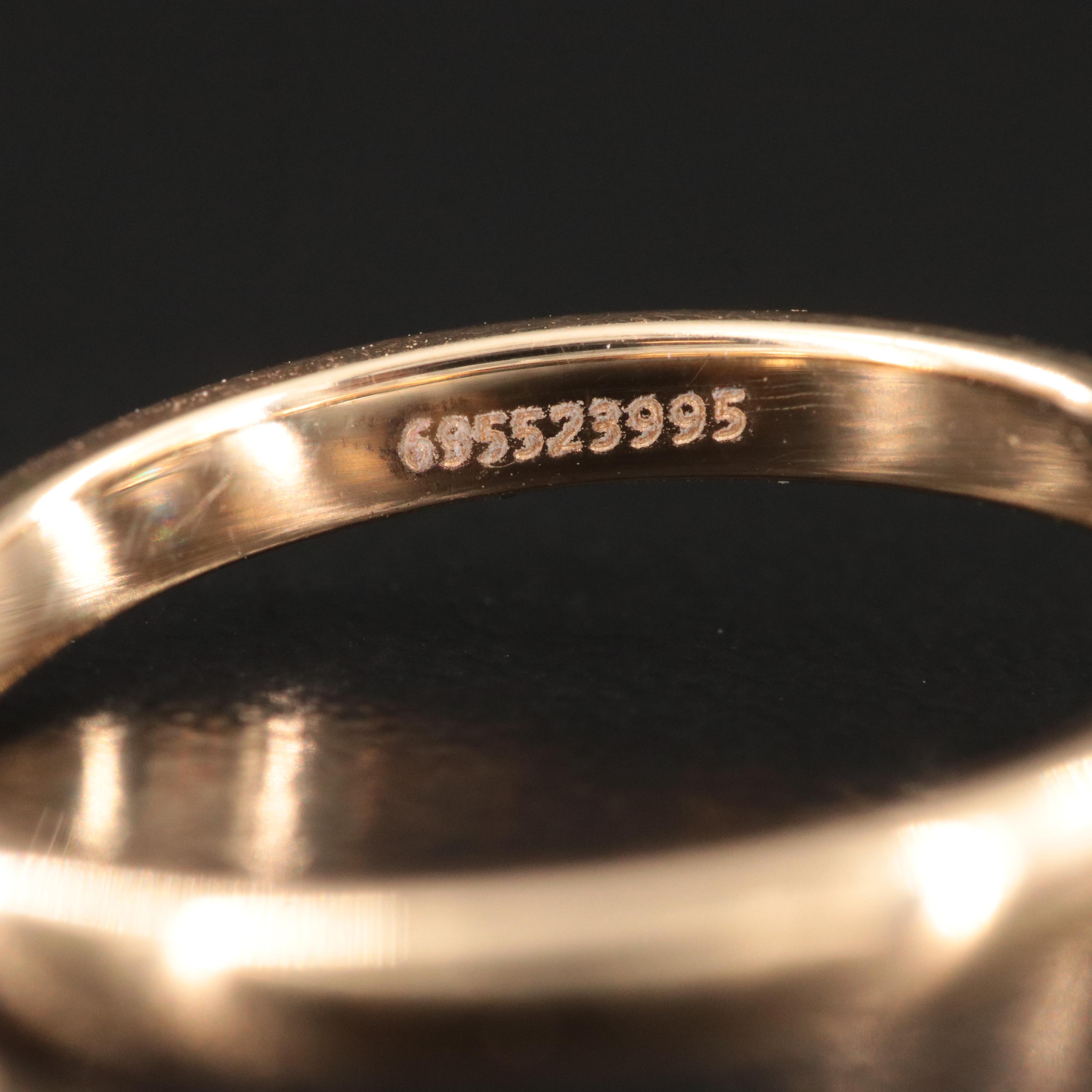 18K 4.09 CT Lab Grown Diamond Solitaire Ring with IGI Report