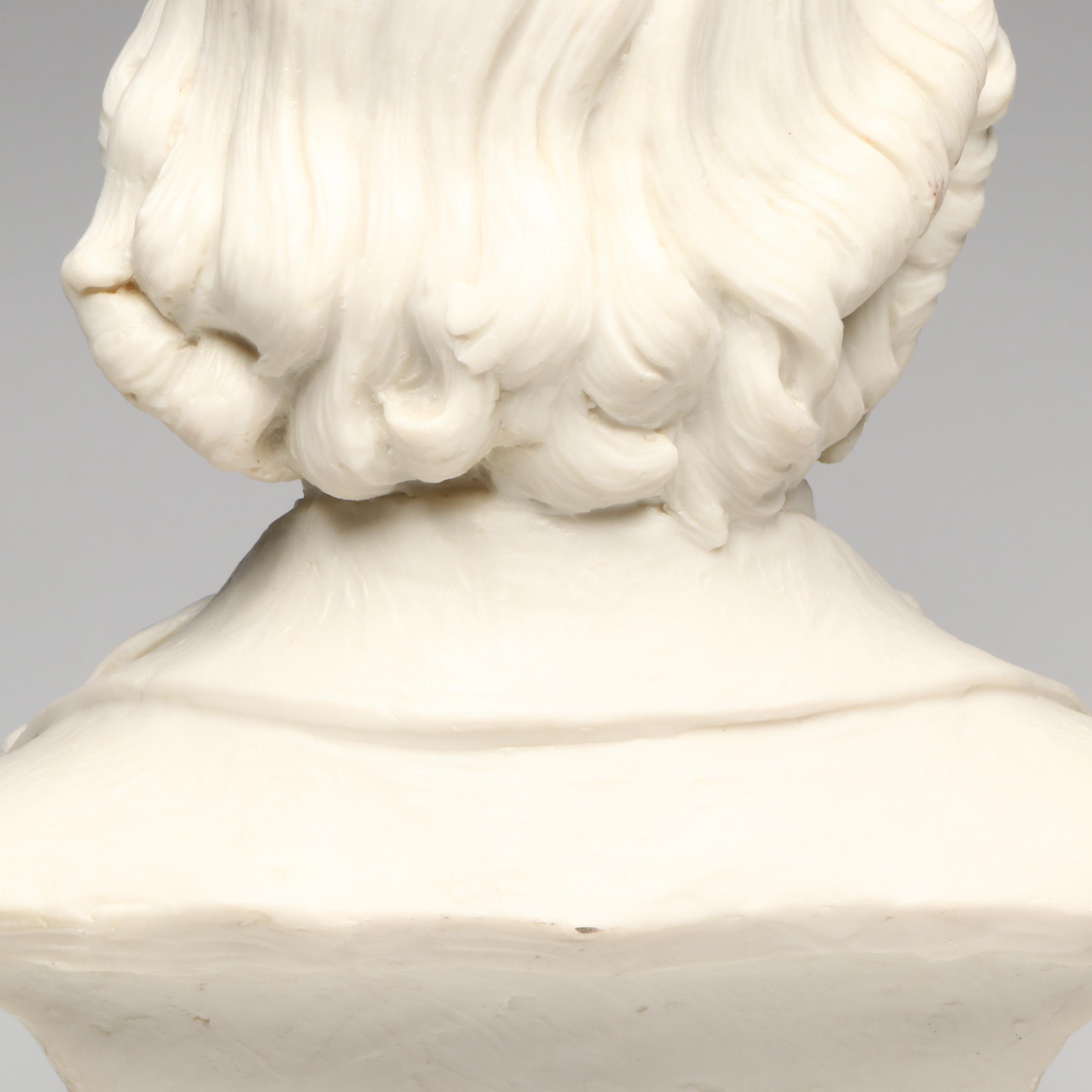 Karl Alfred Quilter Portrait Bust "Dr Willard Richards, " 1996