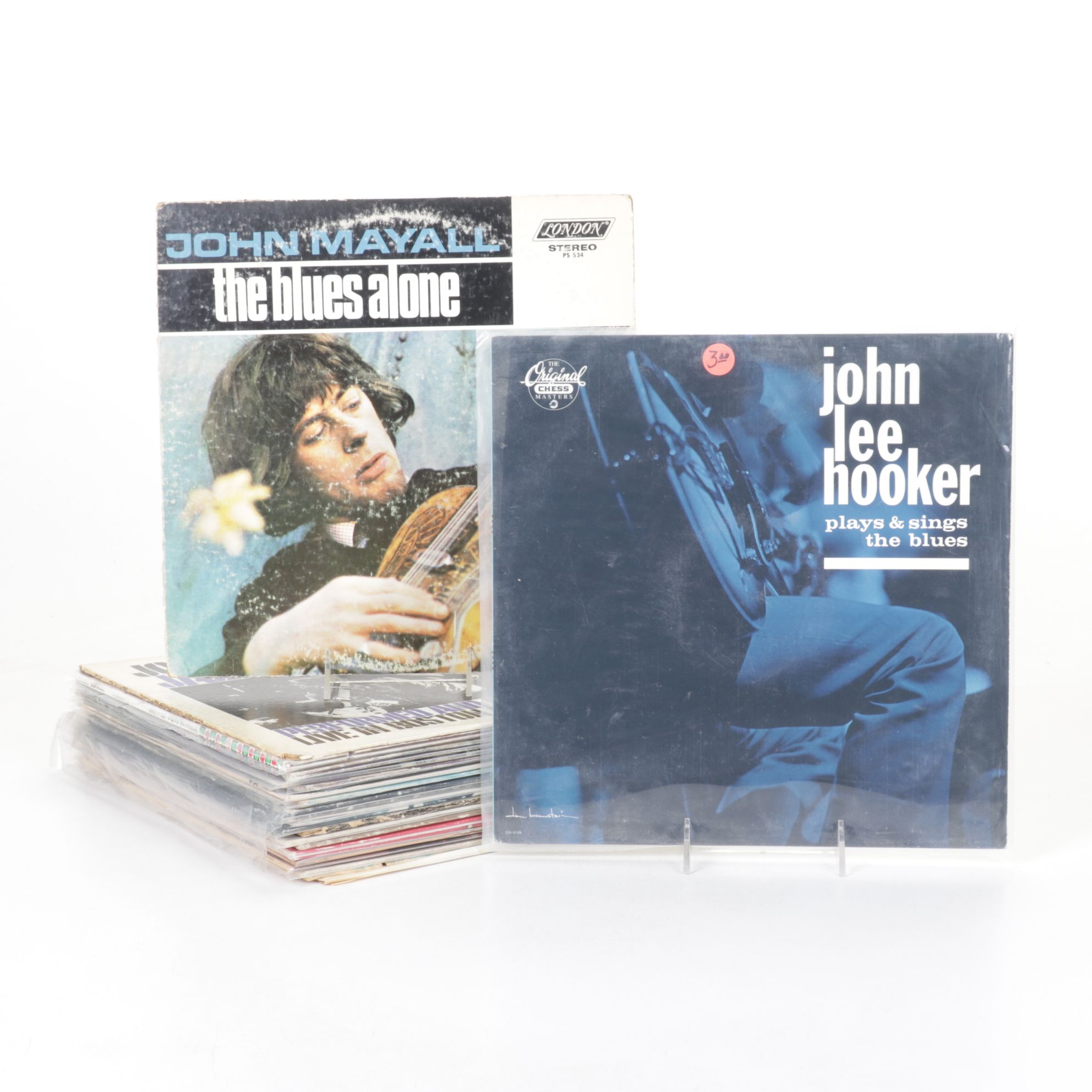 John Lee Hooker, John Mayall, Lightnin' Hopkins and Other Blues and Jazz Records