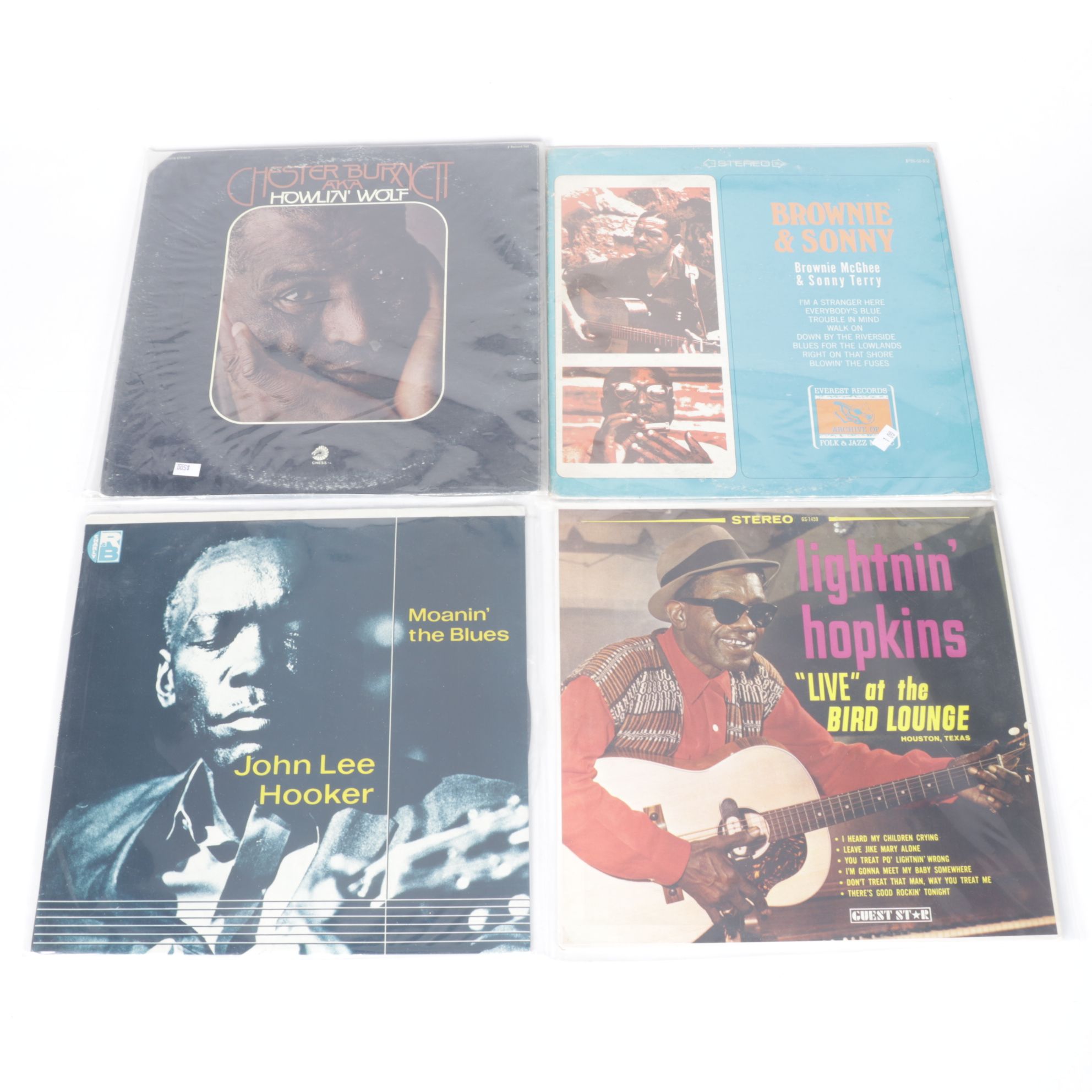 John Lee Hooker, John Mayall, Lightnin' Hopkins and Other Blues and Jazz Records