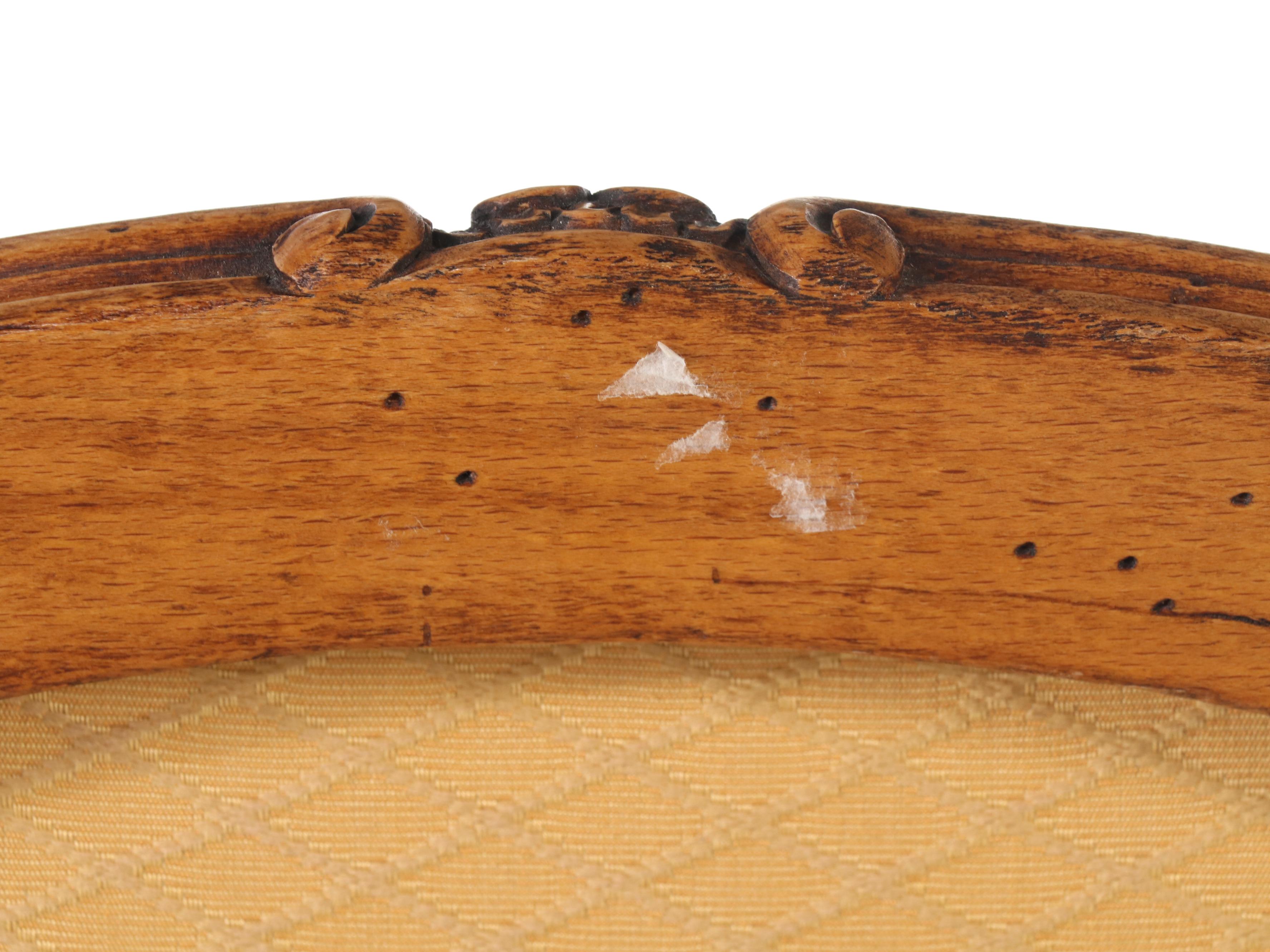 Louis XV Style Upholstered Fauteuil