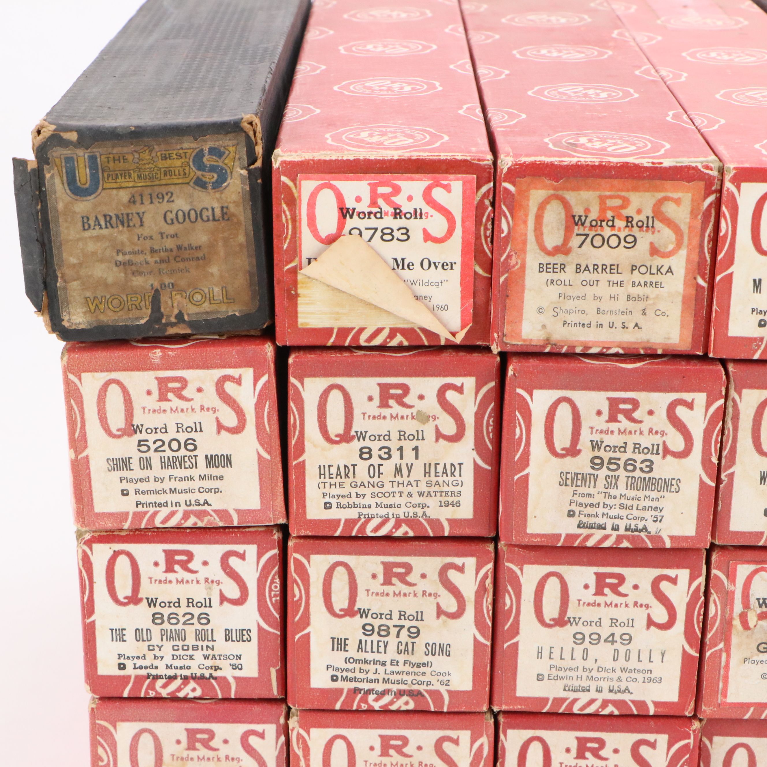 QRS, Melodee, and US Player Music Piano Rolls