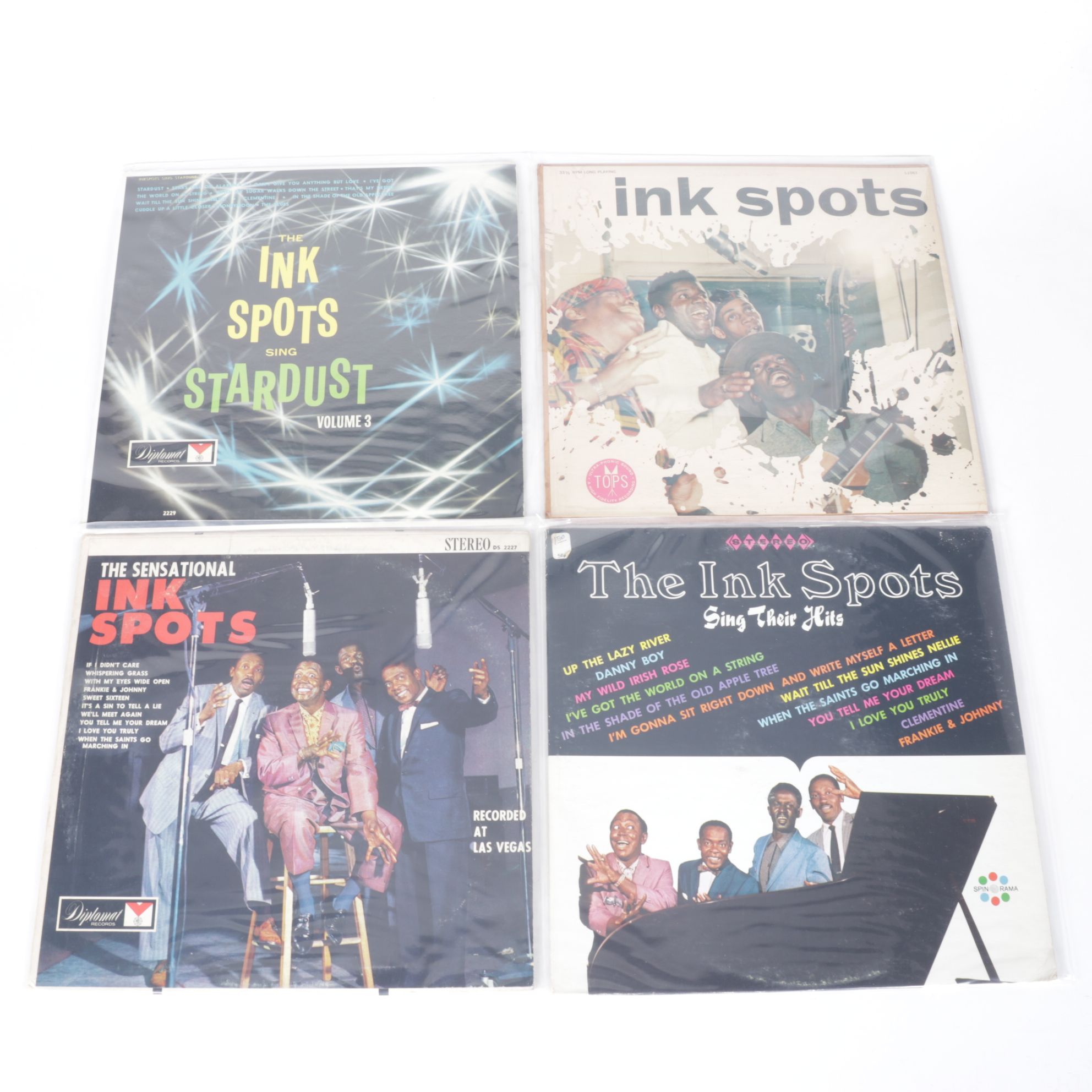 The Ink Spots and Tom Jones Collection of Vinyl Record Albums