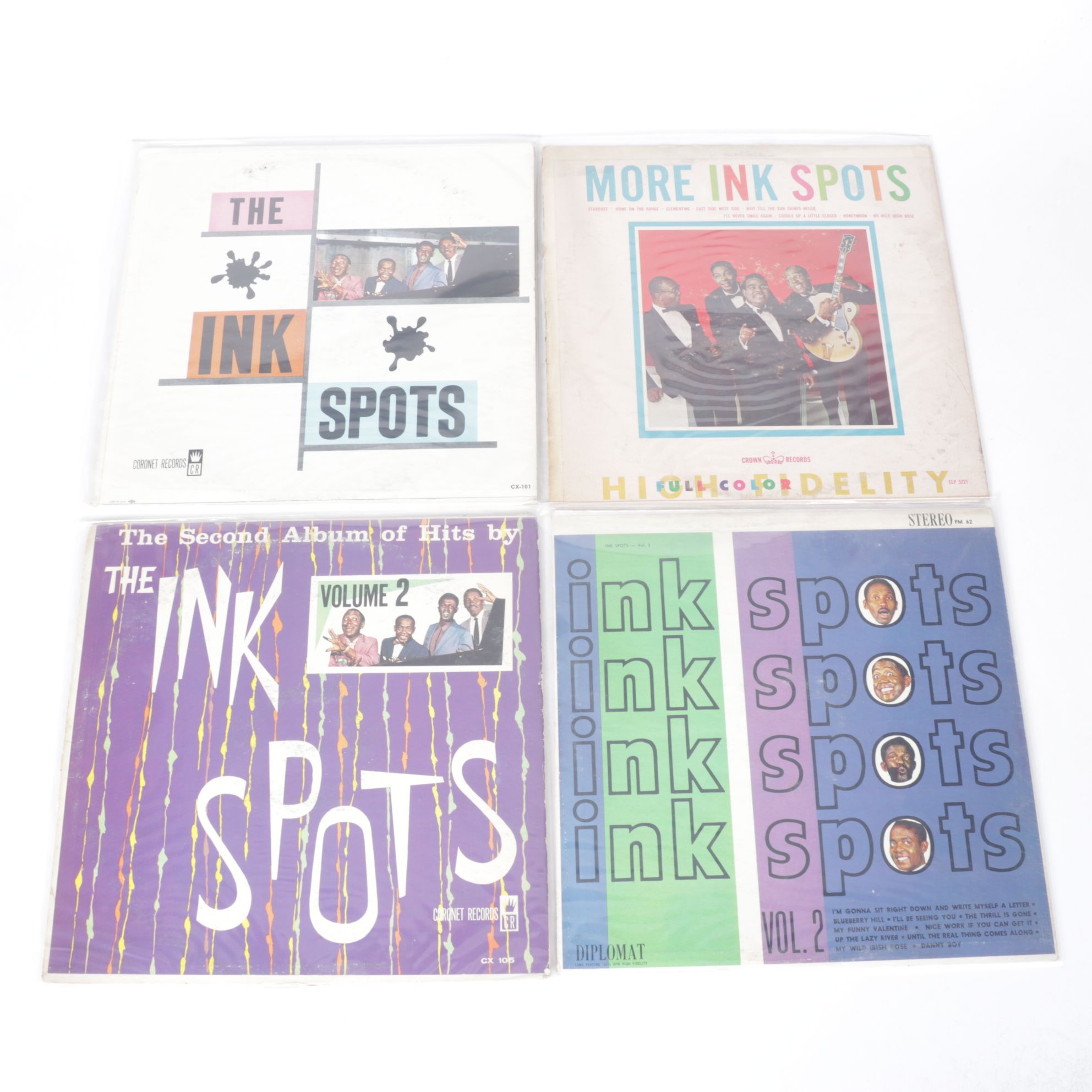 The Ink Spots and Tom Jones Collection of Vinyl Record Albums