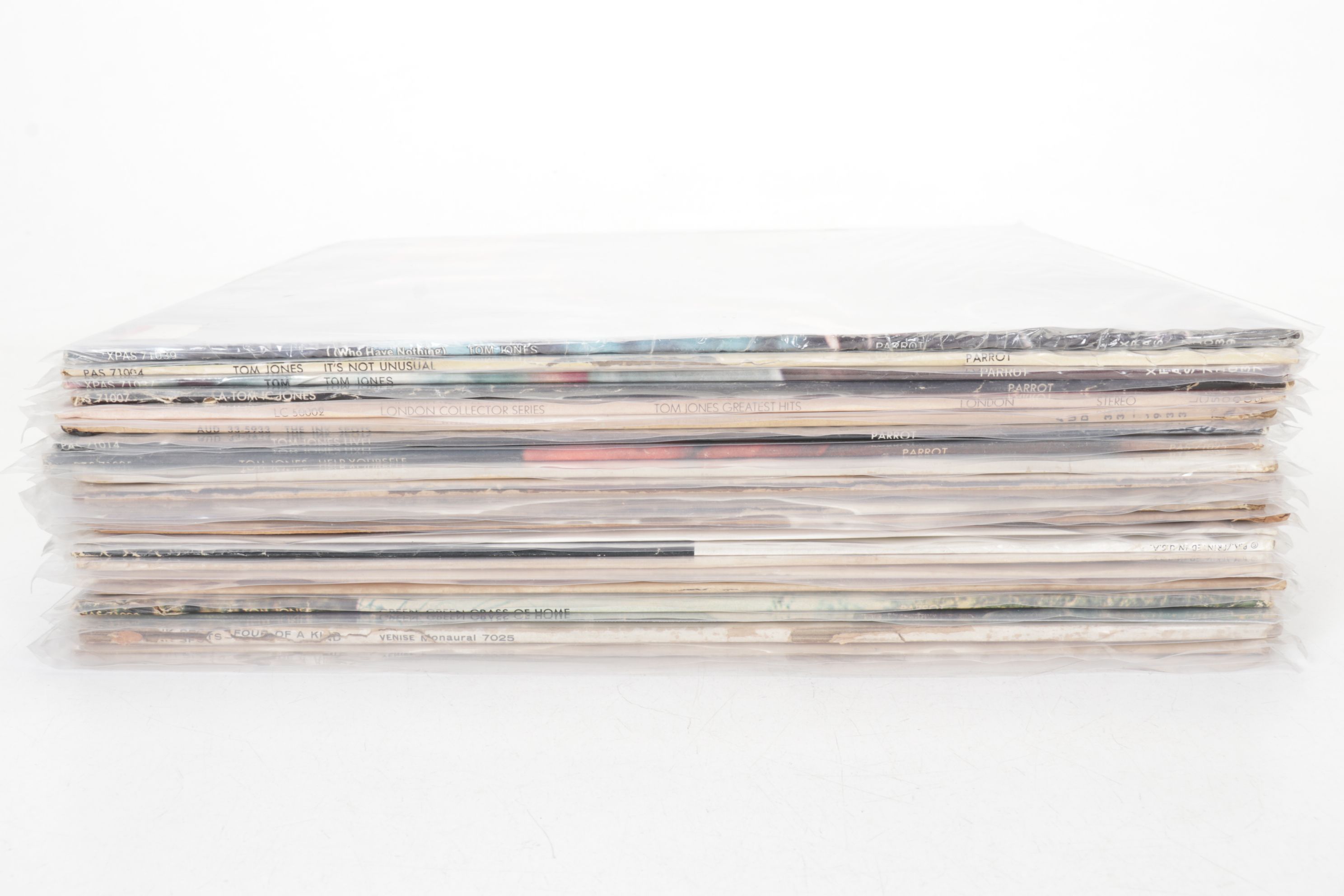 The Ink Spots and Tom Jones Collection of Vinyl Record Albums