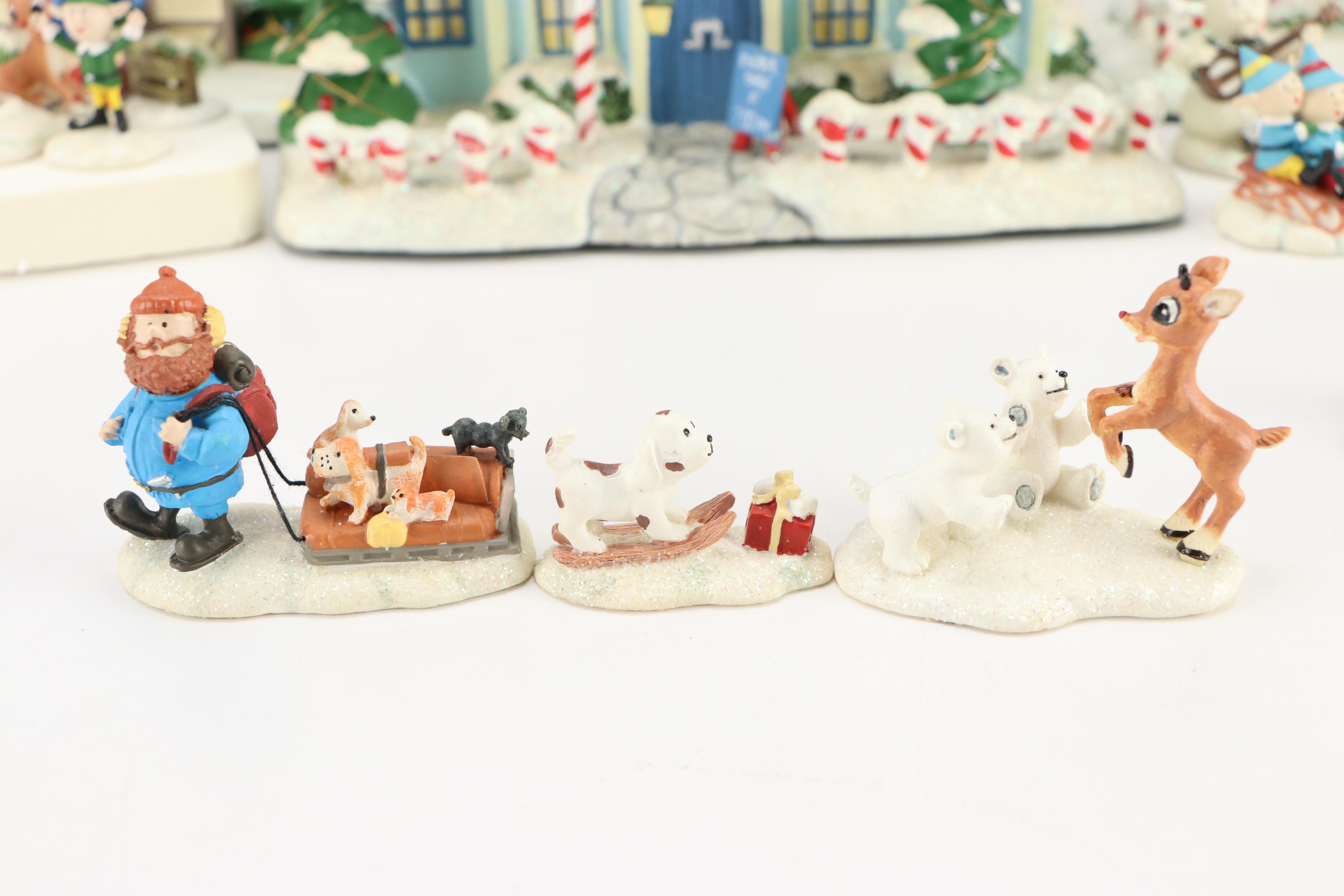 Hawthorne Village "Rudolph's Christmas Town Village" Houses and Accessories