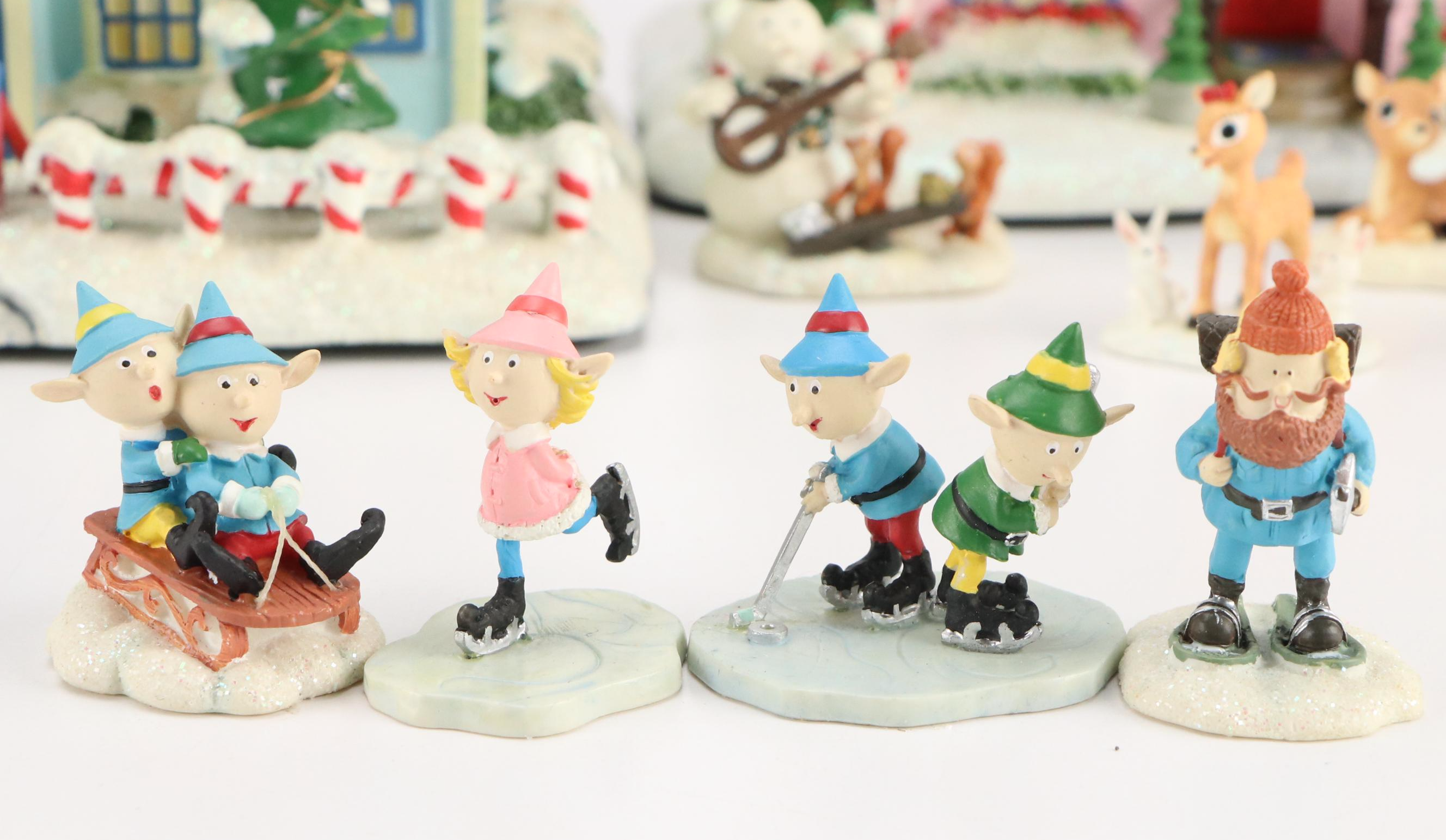 Hawthorne Village "Rudolph's Christmas Town Village" Houses and Accessories