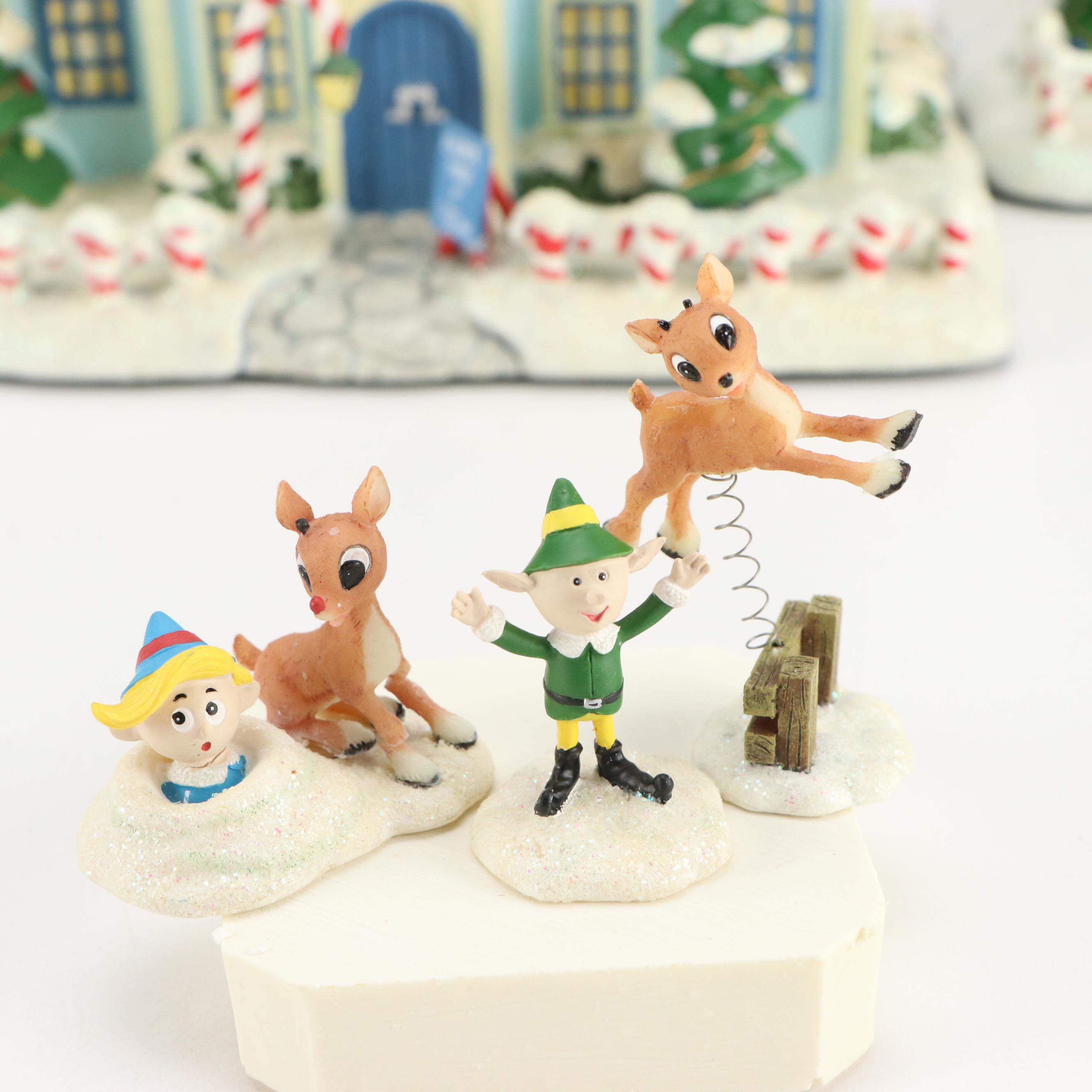 Hawthorne Village "Rudolph's Christmas Town Village" Houses and Accessories
