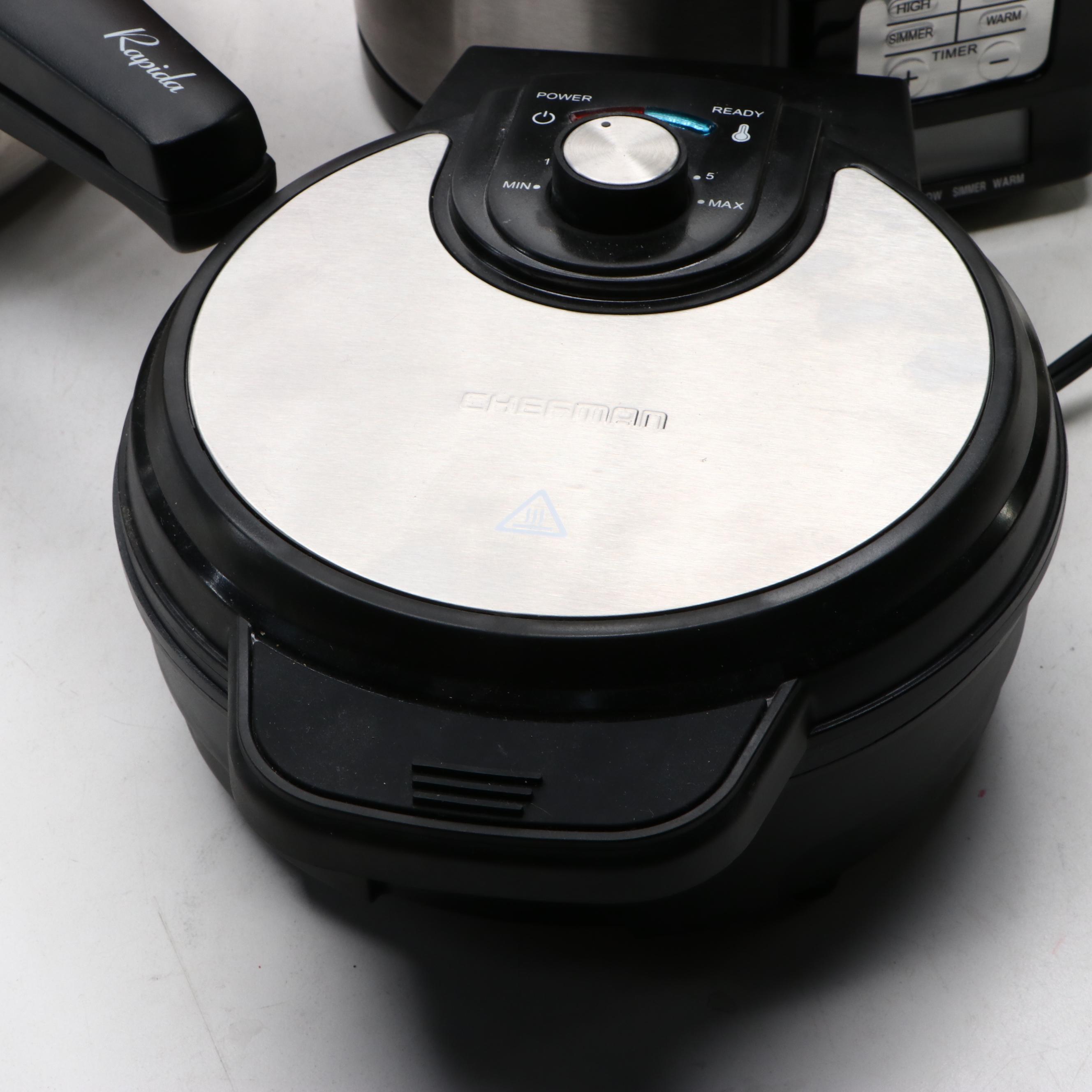 Cuisinart Slow Cooker with Other Small Kitchen Appliances and Gotze Peelers