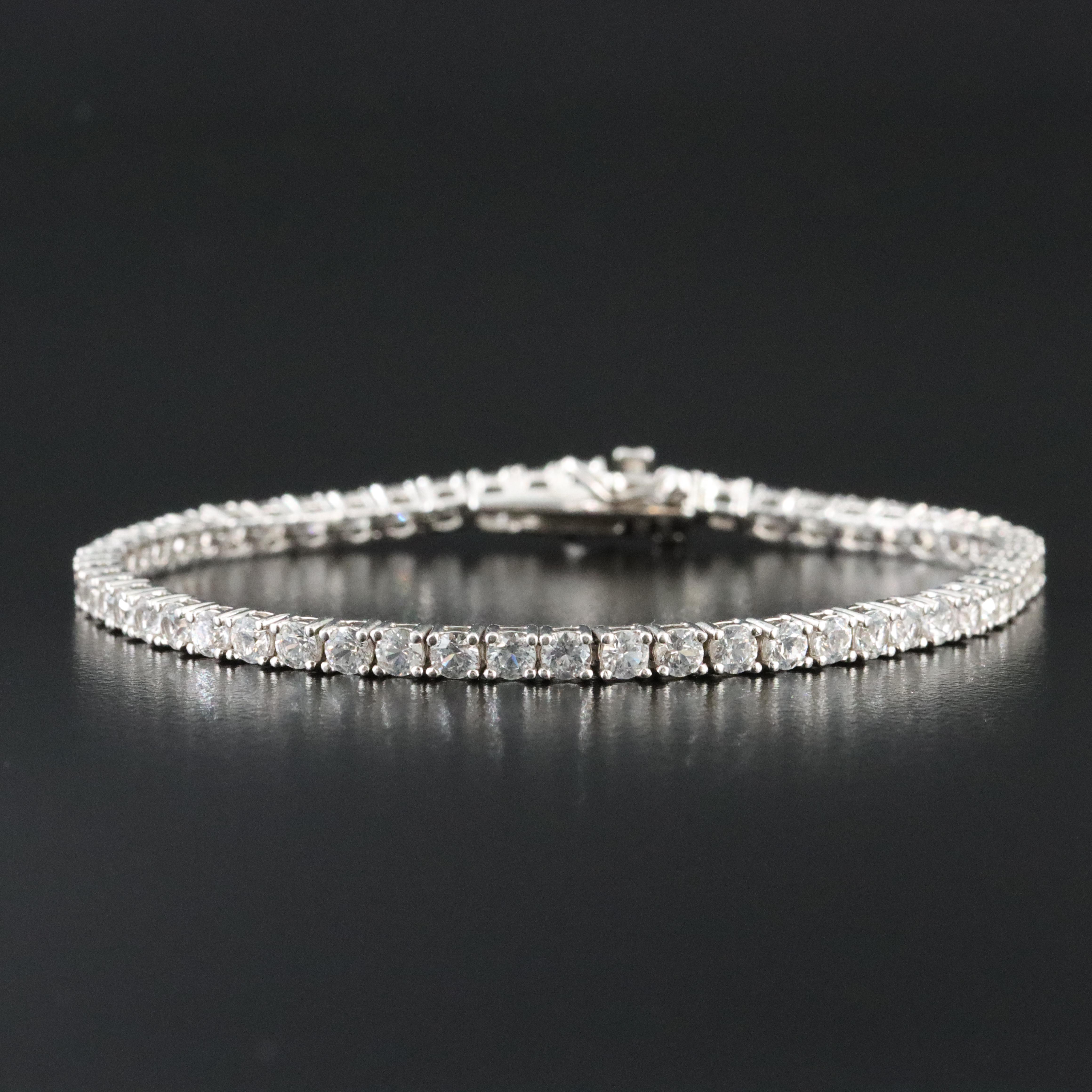 Sterling White Sapphire Bracelet