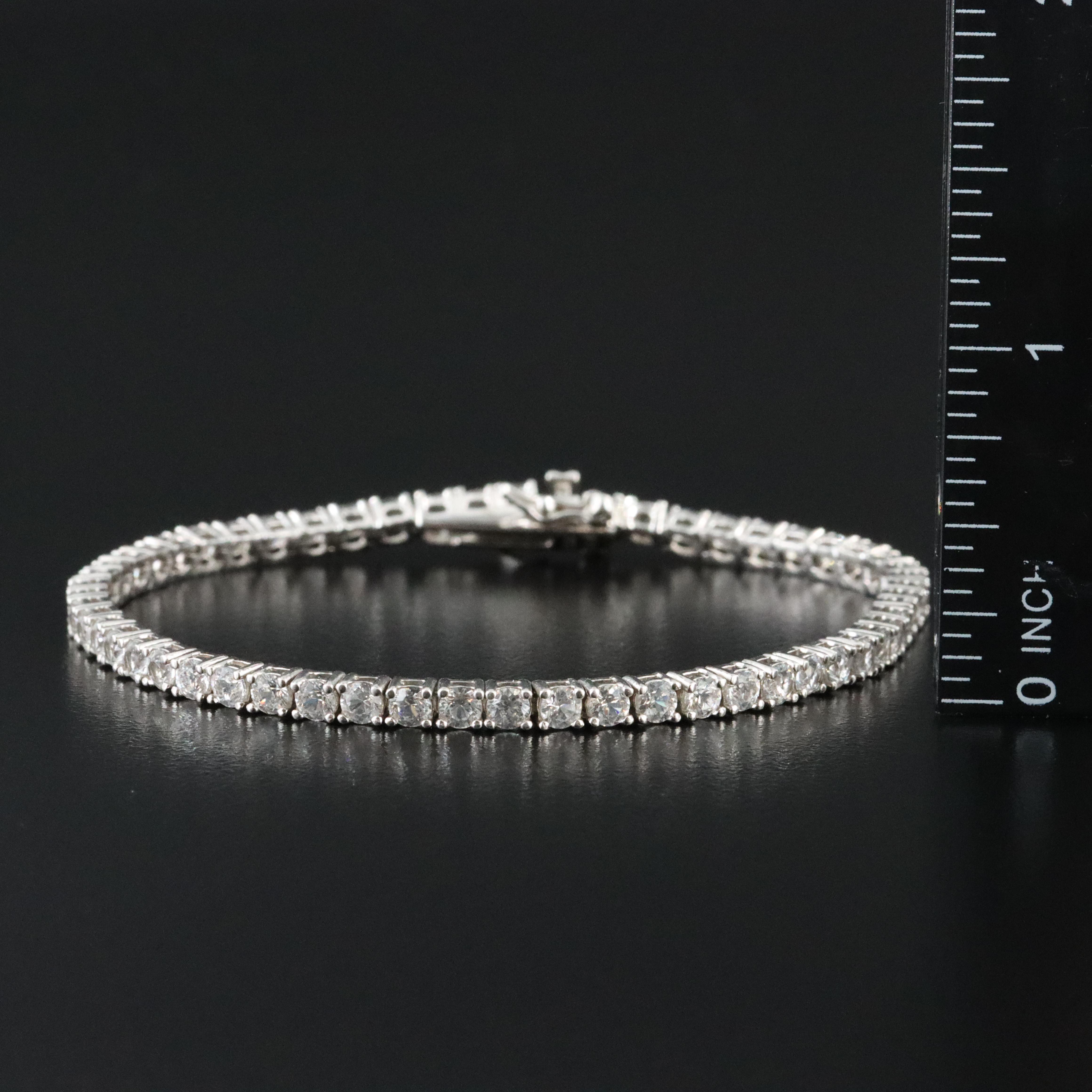 Sterling White Sapphire Bracelet