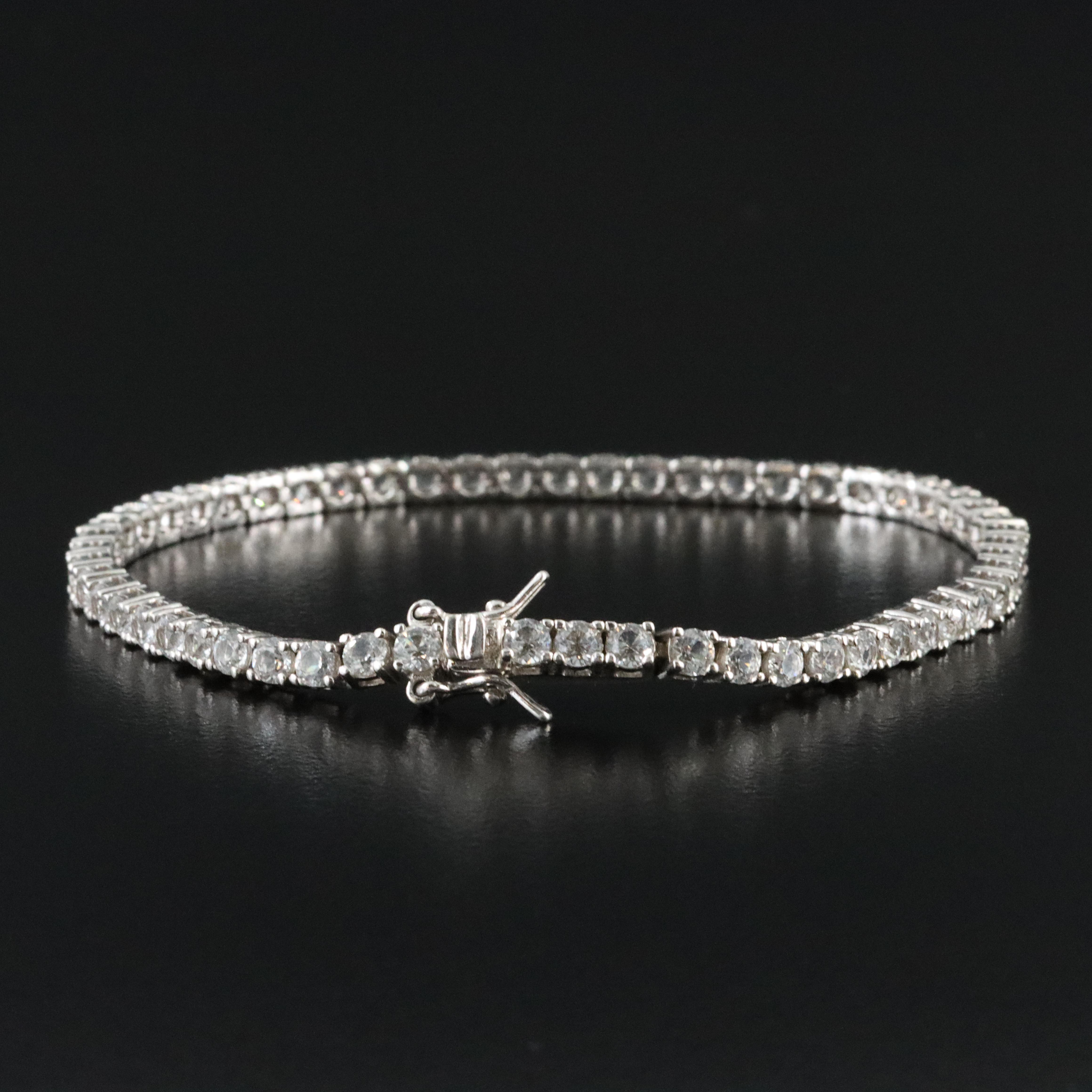 Sterling White Sapphire Bracelet