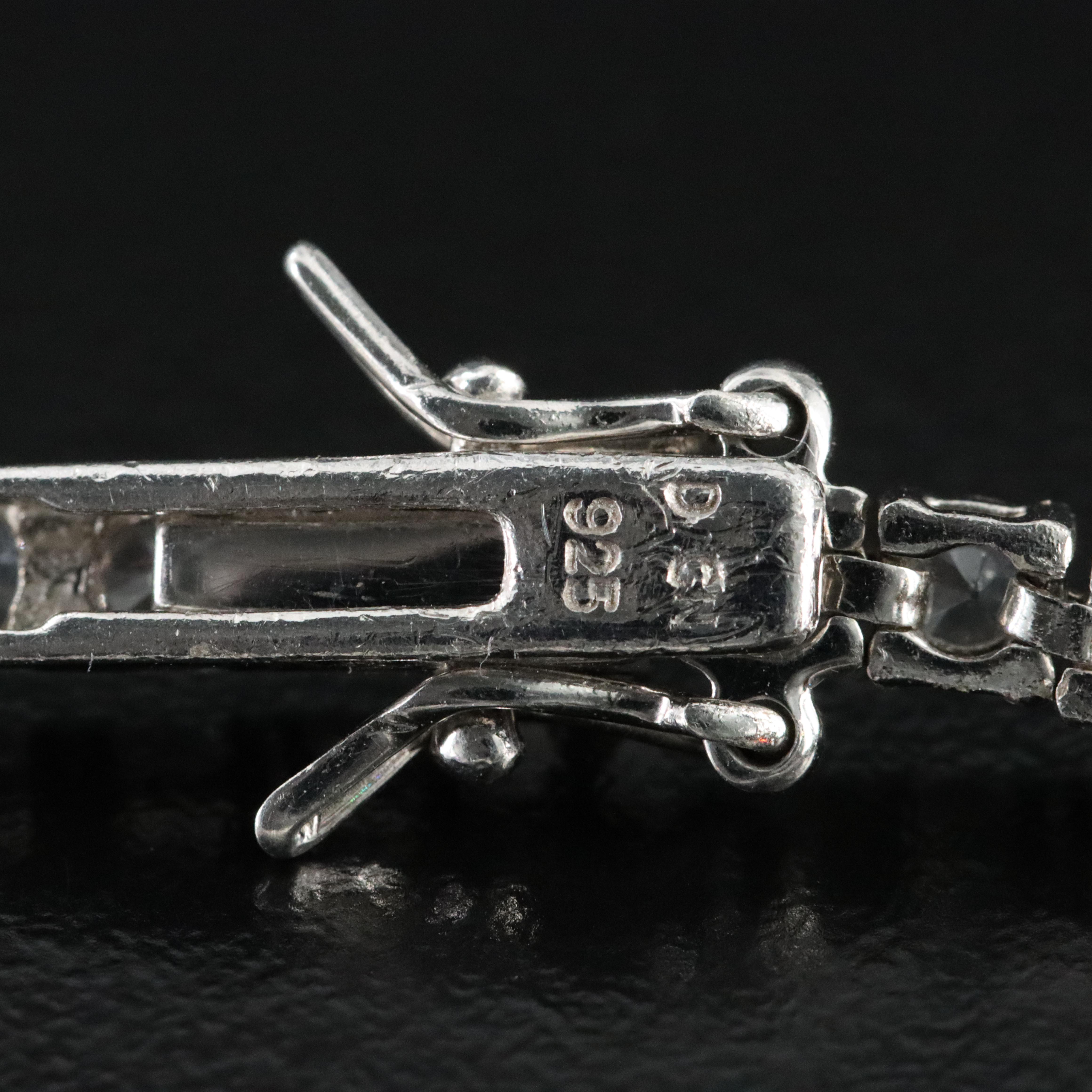 Sterling White Sapphire Bracelet