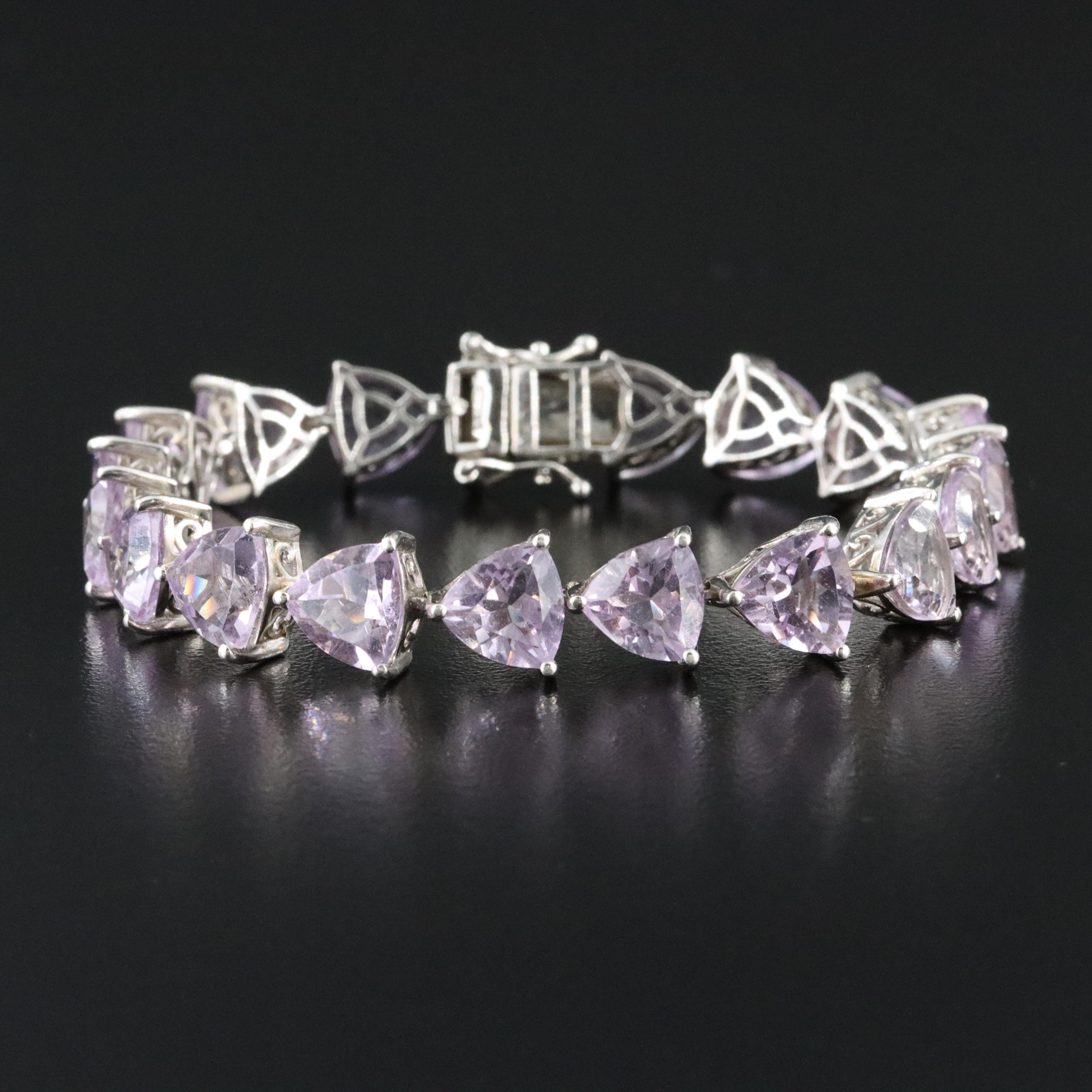 Sterling Amethyst Bracelet