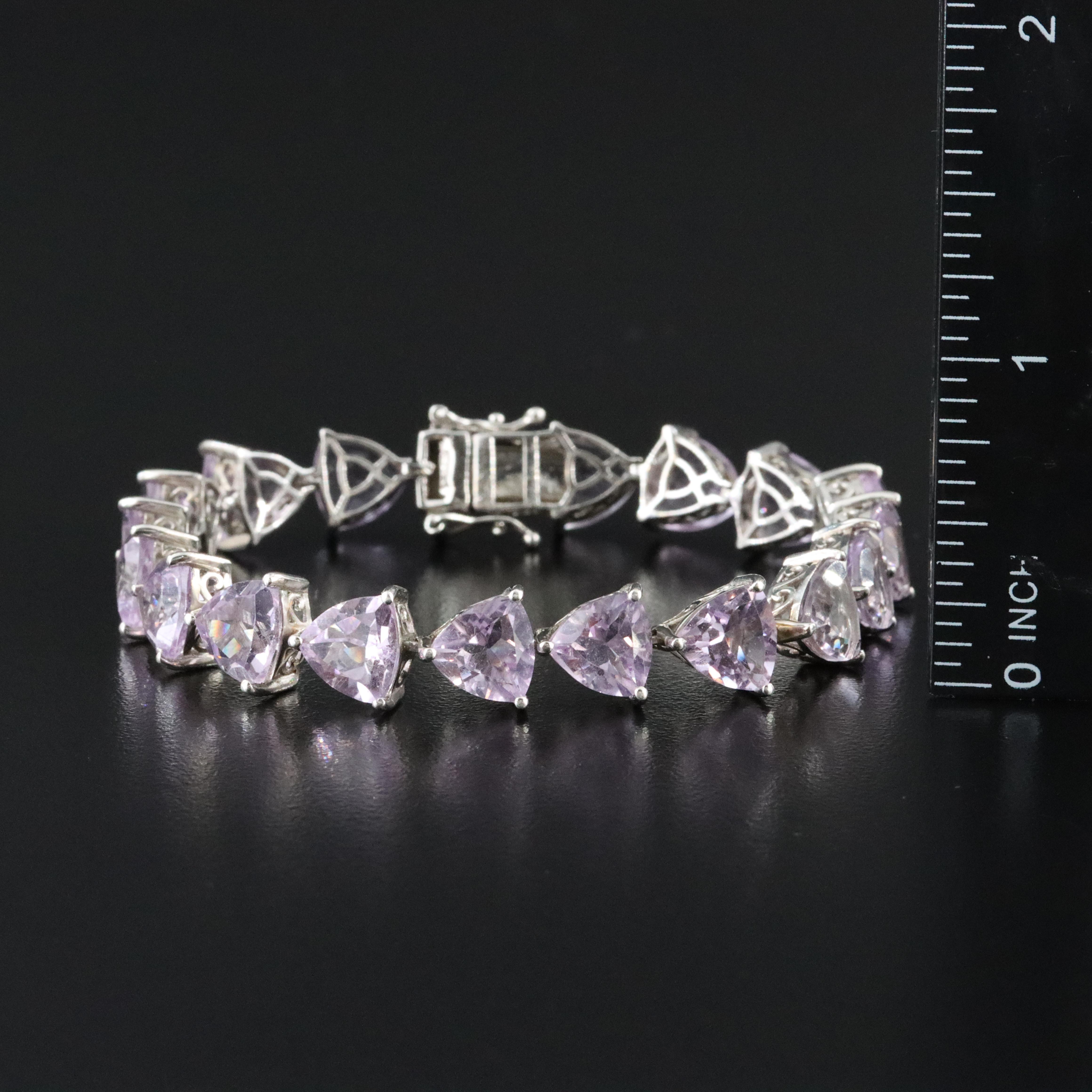 Sterling Amethyst Bracelet