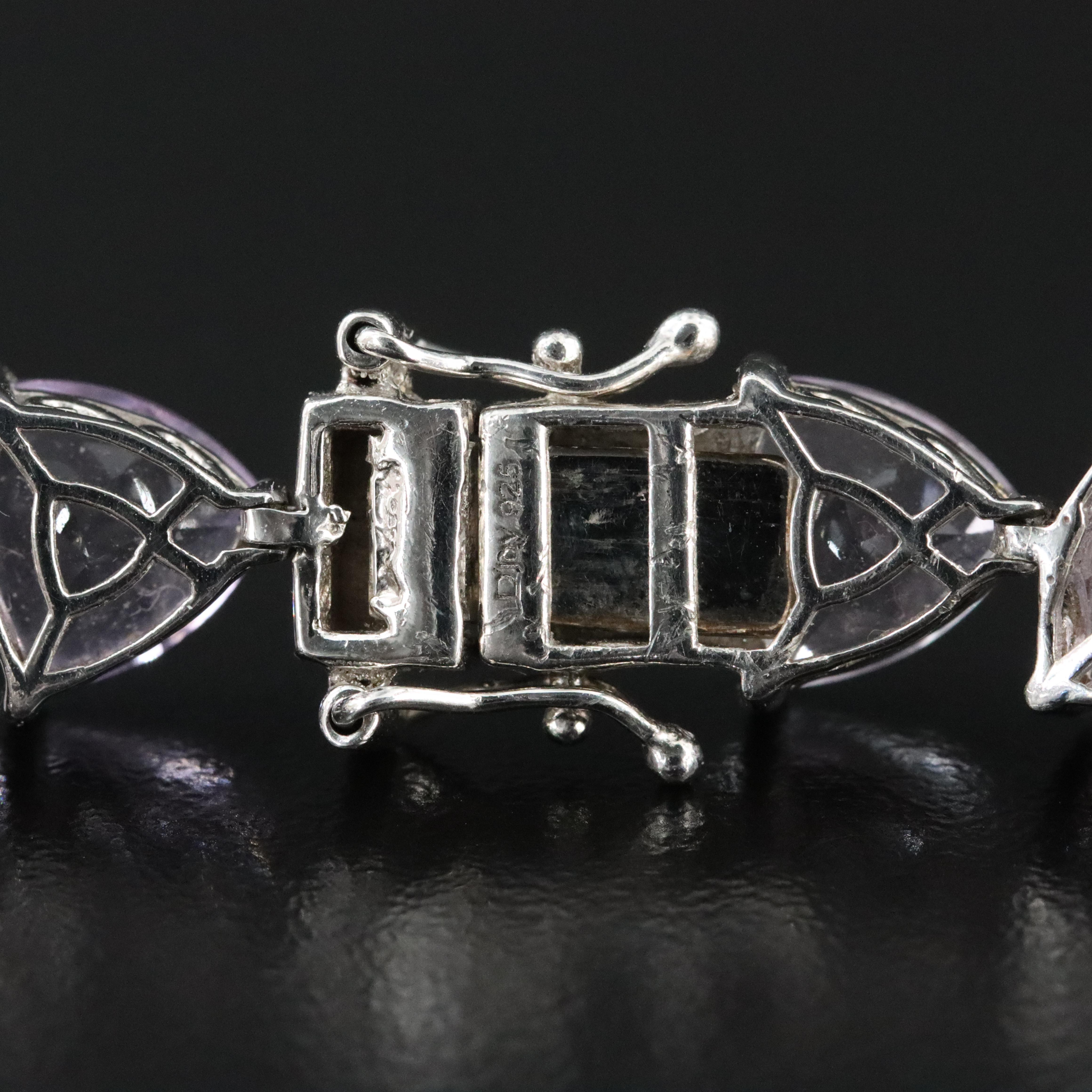 Sterling Amethyst Bracelet