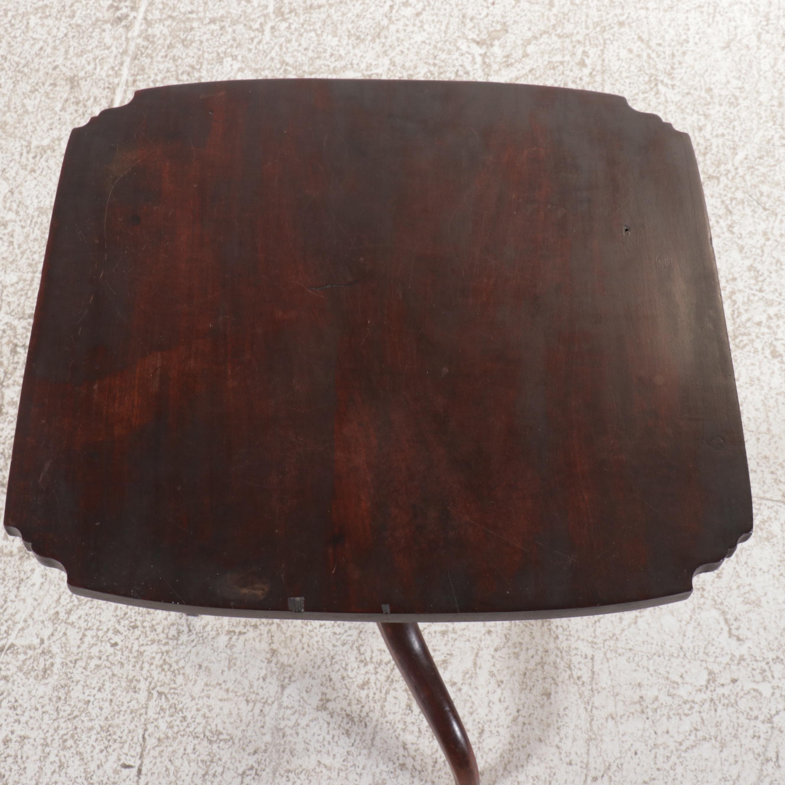 Regency Style Mahogany Tilt-Top Table
