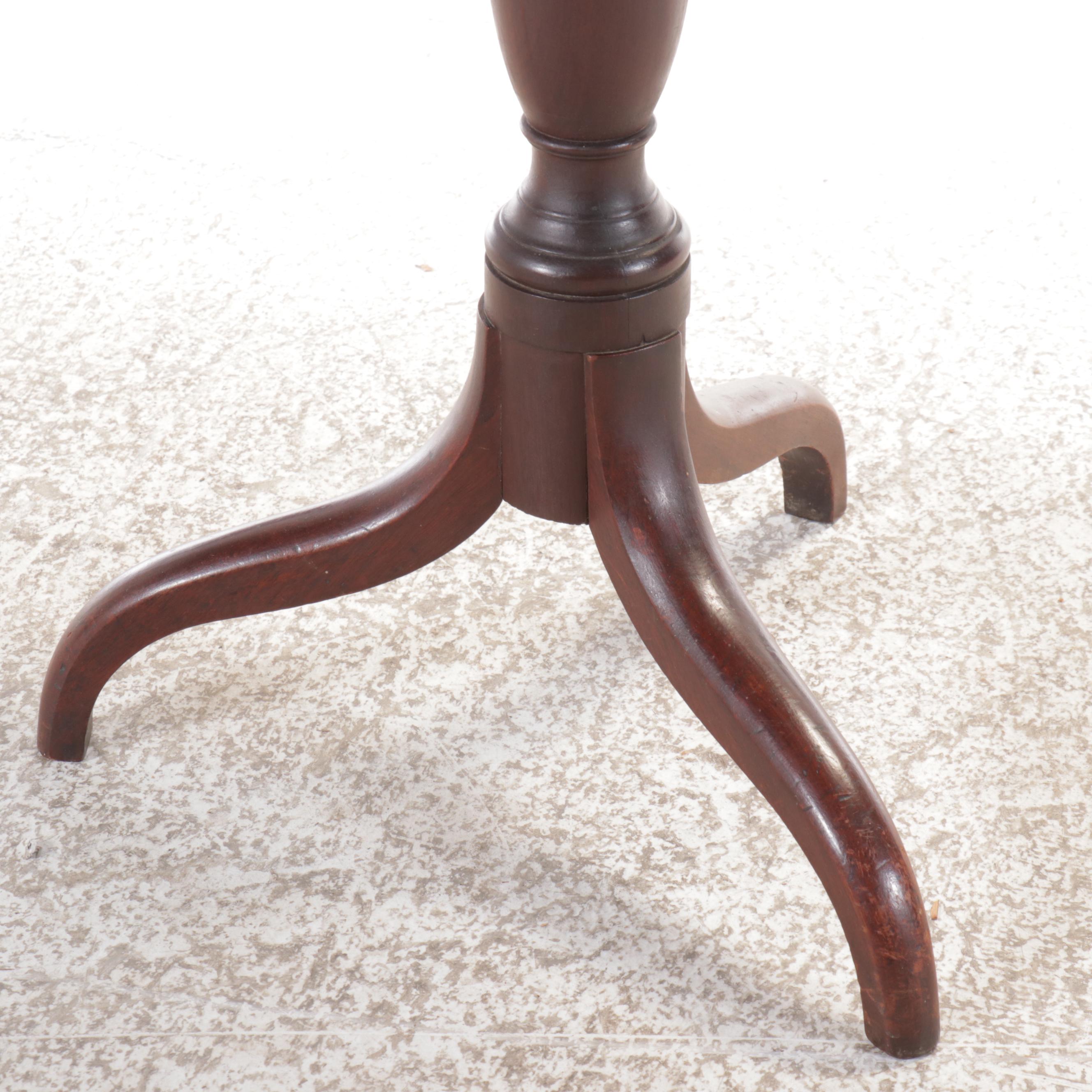 Regency Style Mahogany Tilt-Top Table