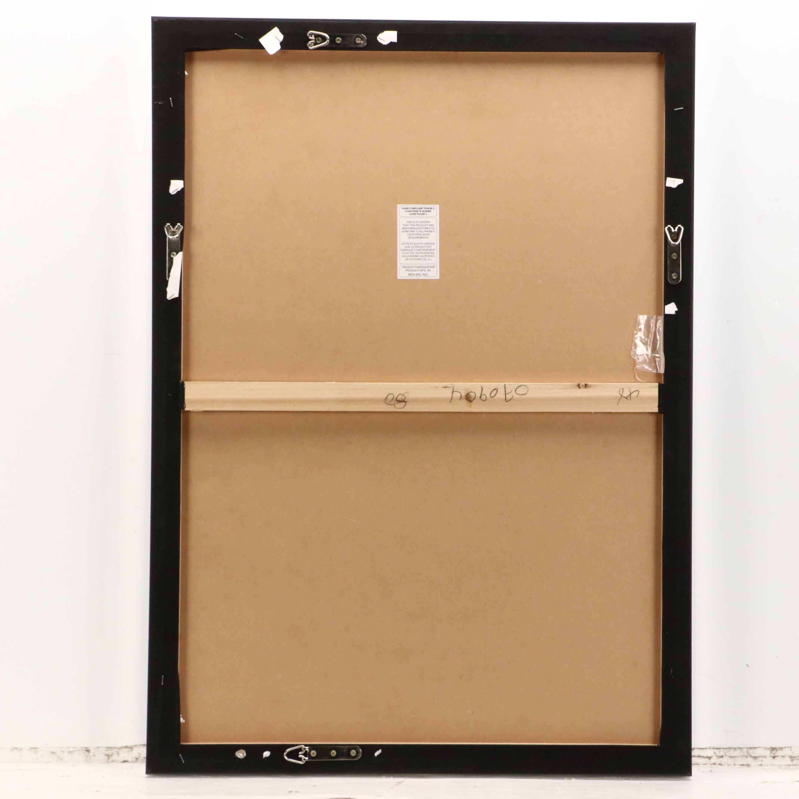 Contemporary Abstract Blue Oil Painting, 21st Century