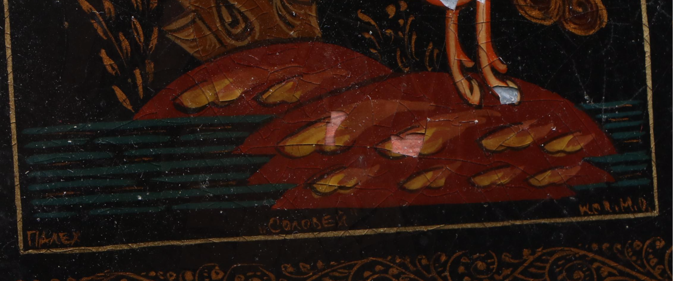 Lacquerware Decorative Boxes Featuring Folklore Images