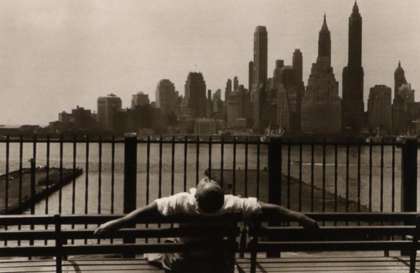 Louis Stettner Silver Gelatin Print "Promenade, Brooklyn, 1954," Late 20th Cent.