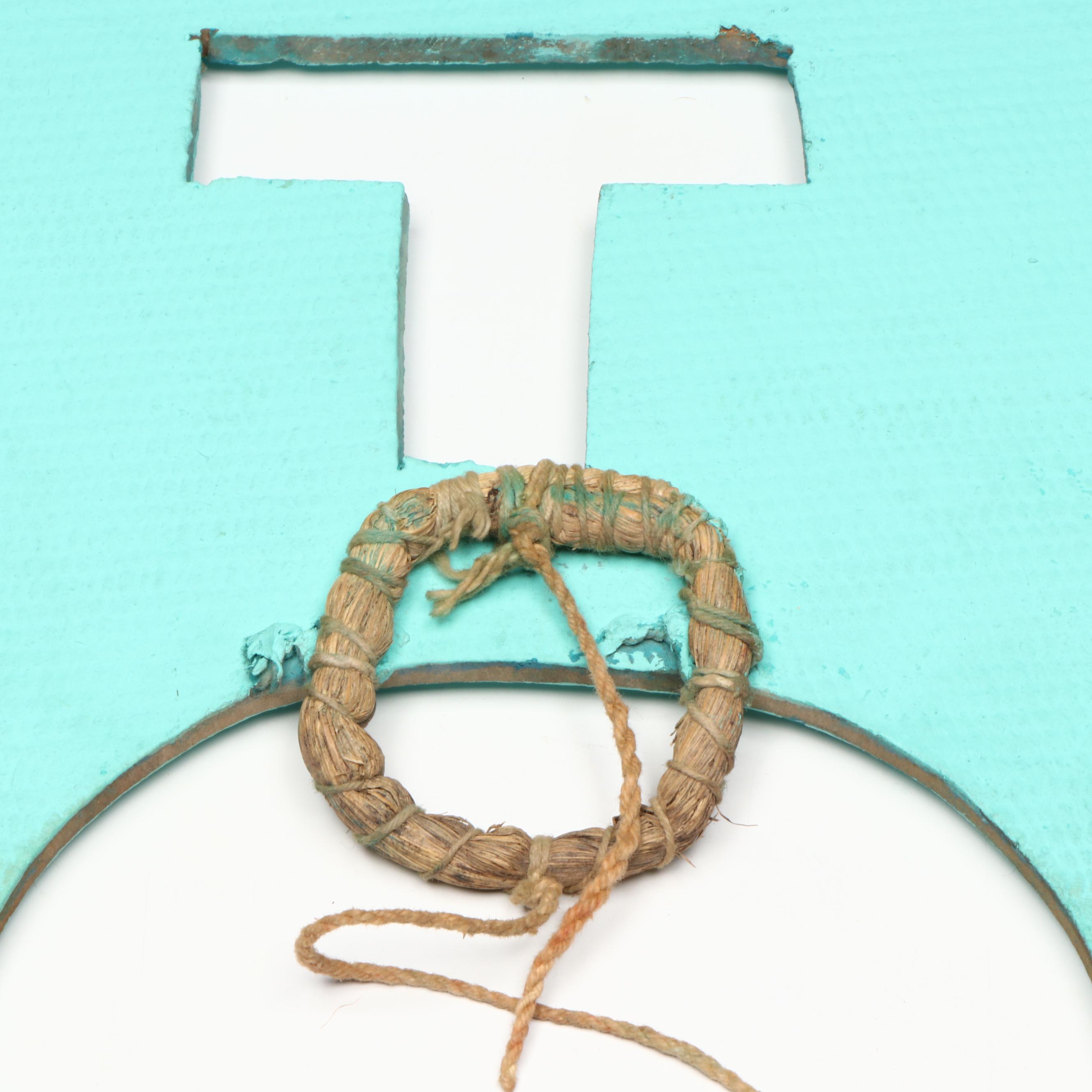 Indigenous Southwest Puebloan Polychrome Wood Headdress "Tablita"