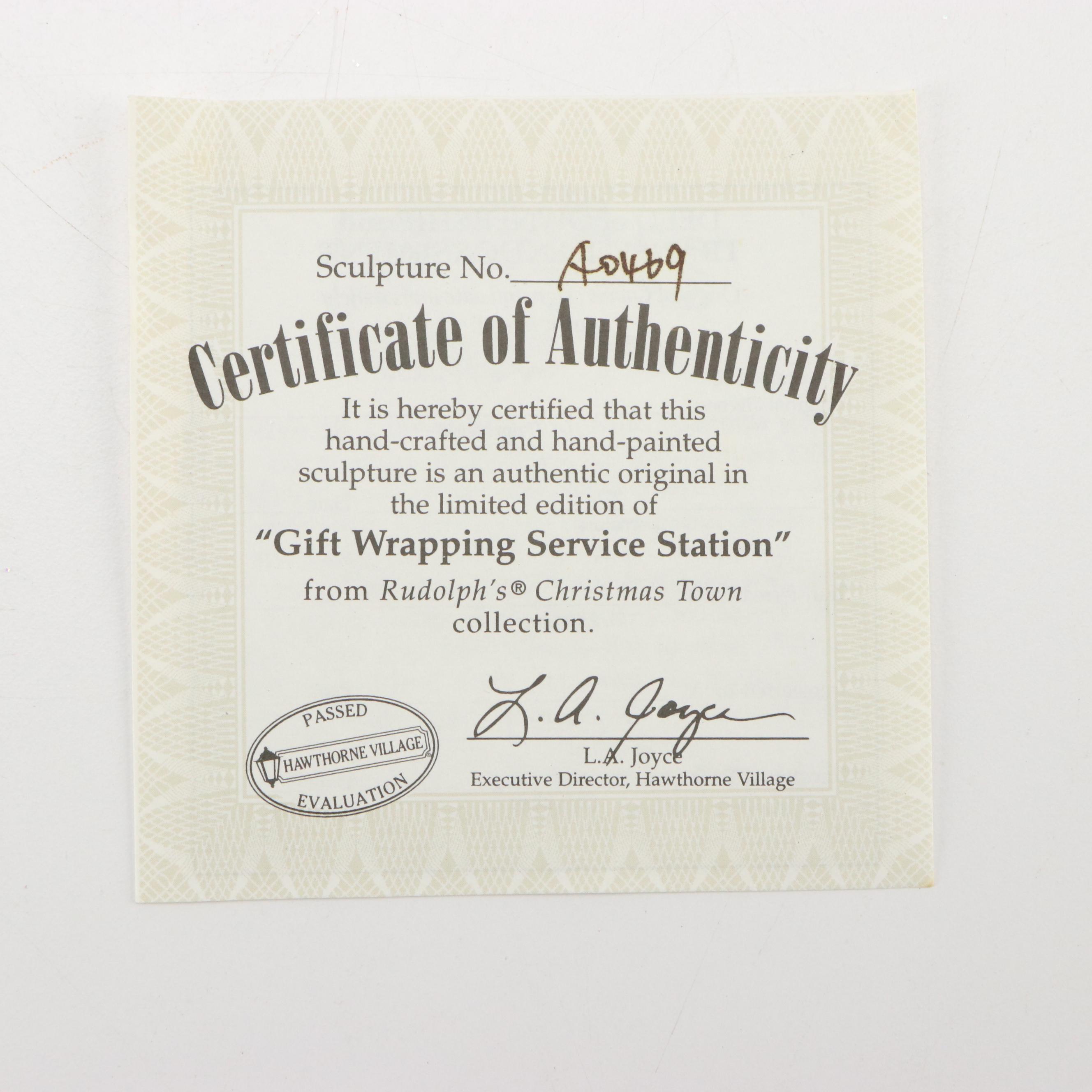 Hawthorne Village "Rudolph's Christmas Town Village" Houses and Accessories