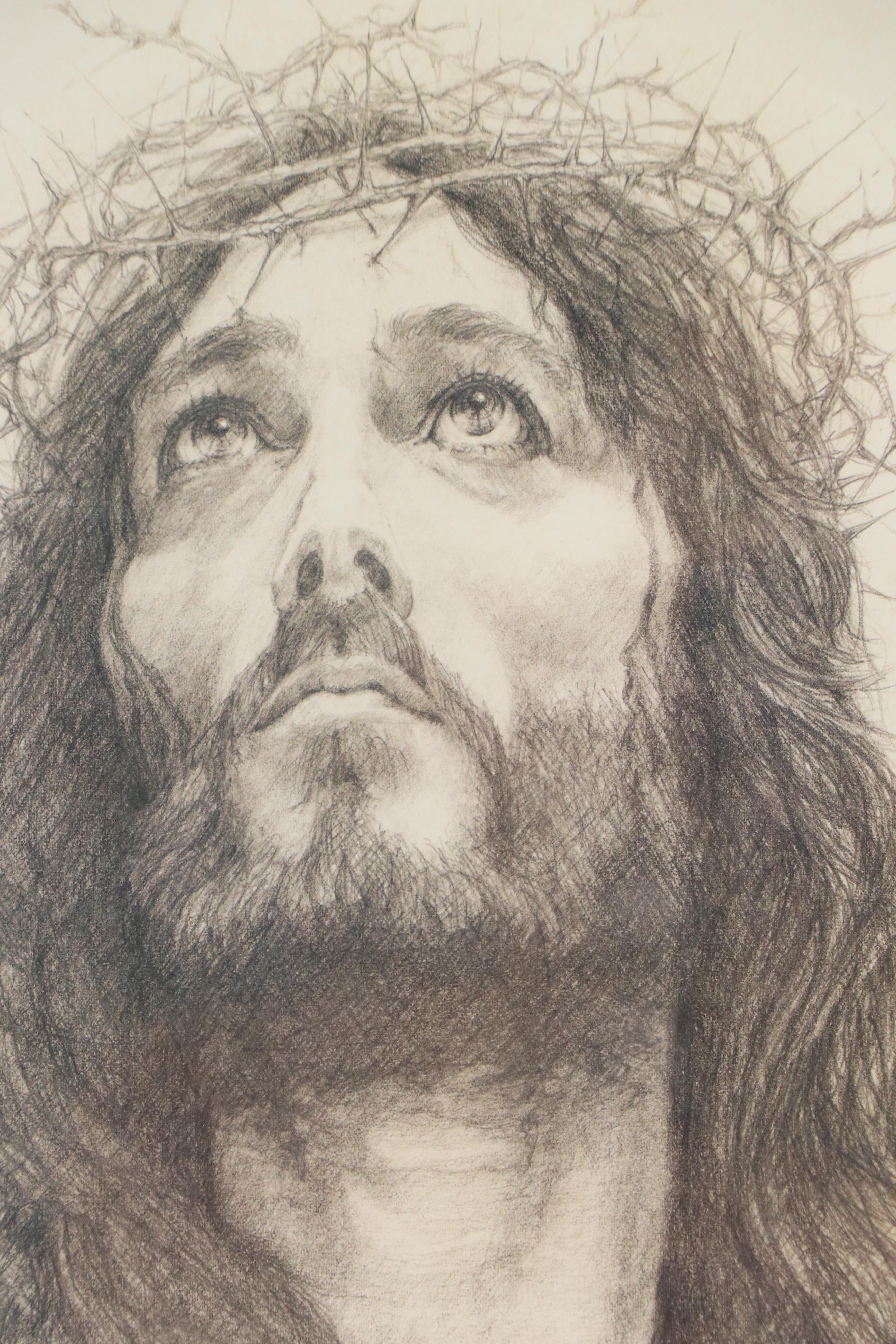 Offset Lithograph After Mark Cannon "Crown of Thorns," Late 20th–21st Century