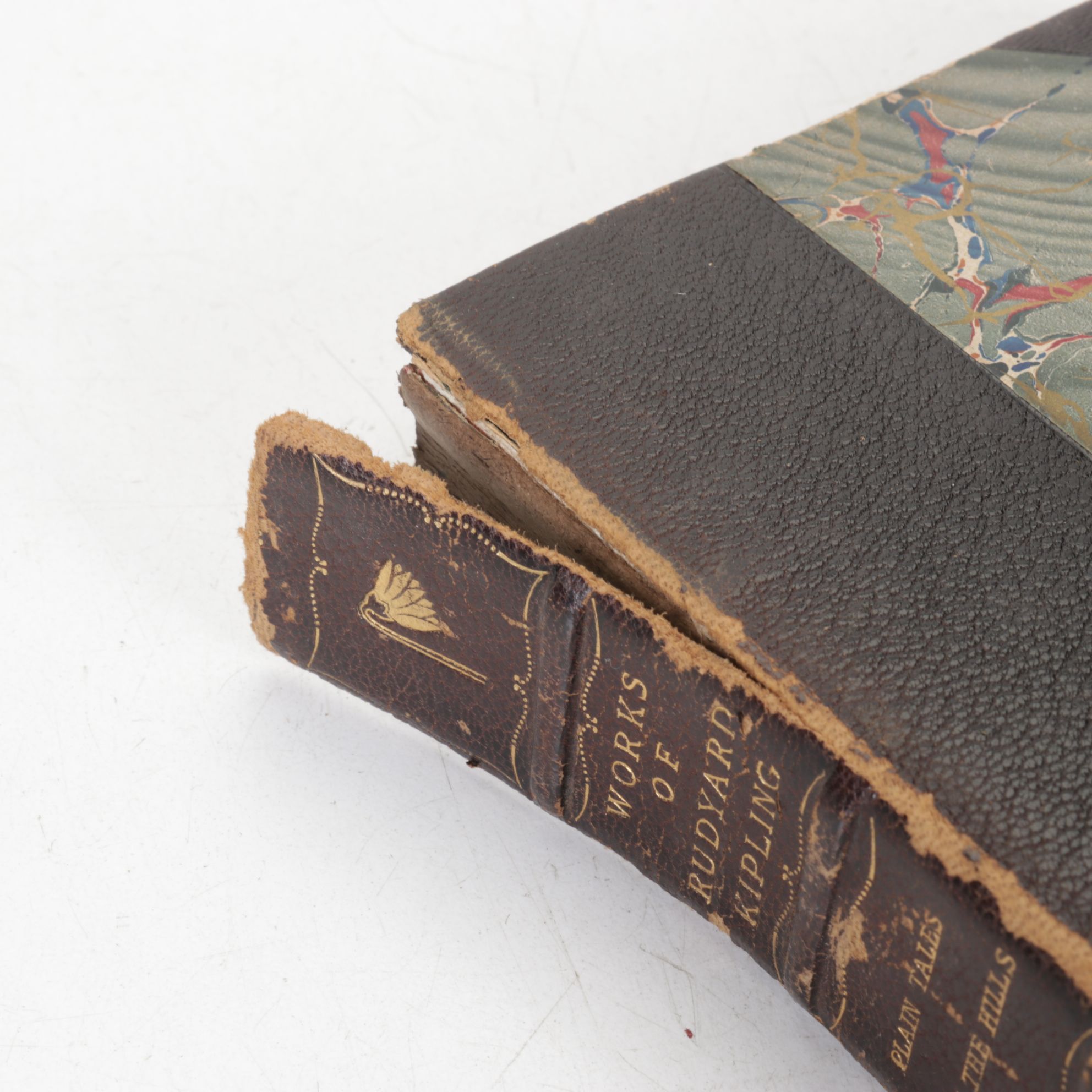 "The Arabian Nights" and Six Other Leather Bound Fiction Books