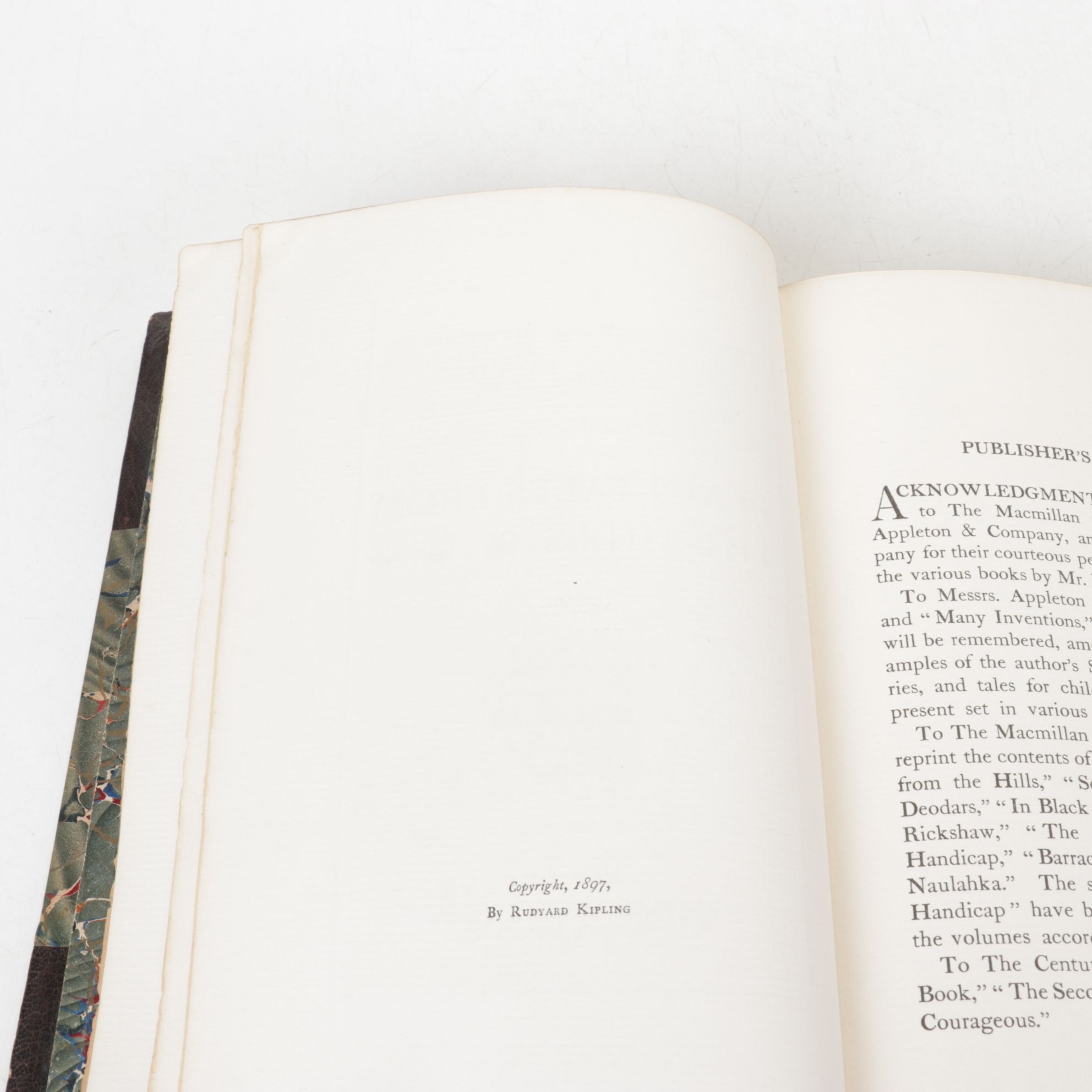 "The Arabian Nights" and Six Other Leather Bound Fiction Books