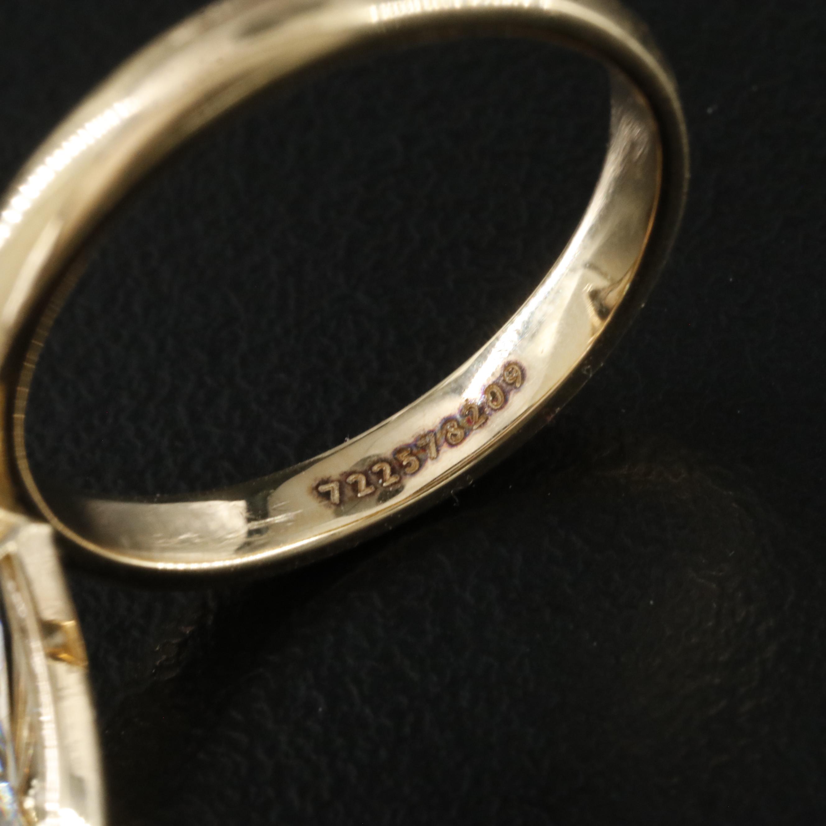 18K 10.02 CTW Lab Grown Diamond Solitaire Ring with IGI Report