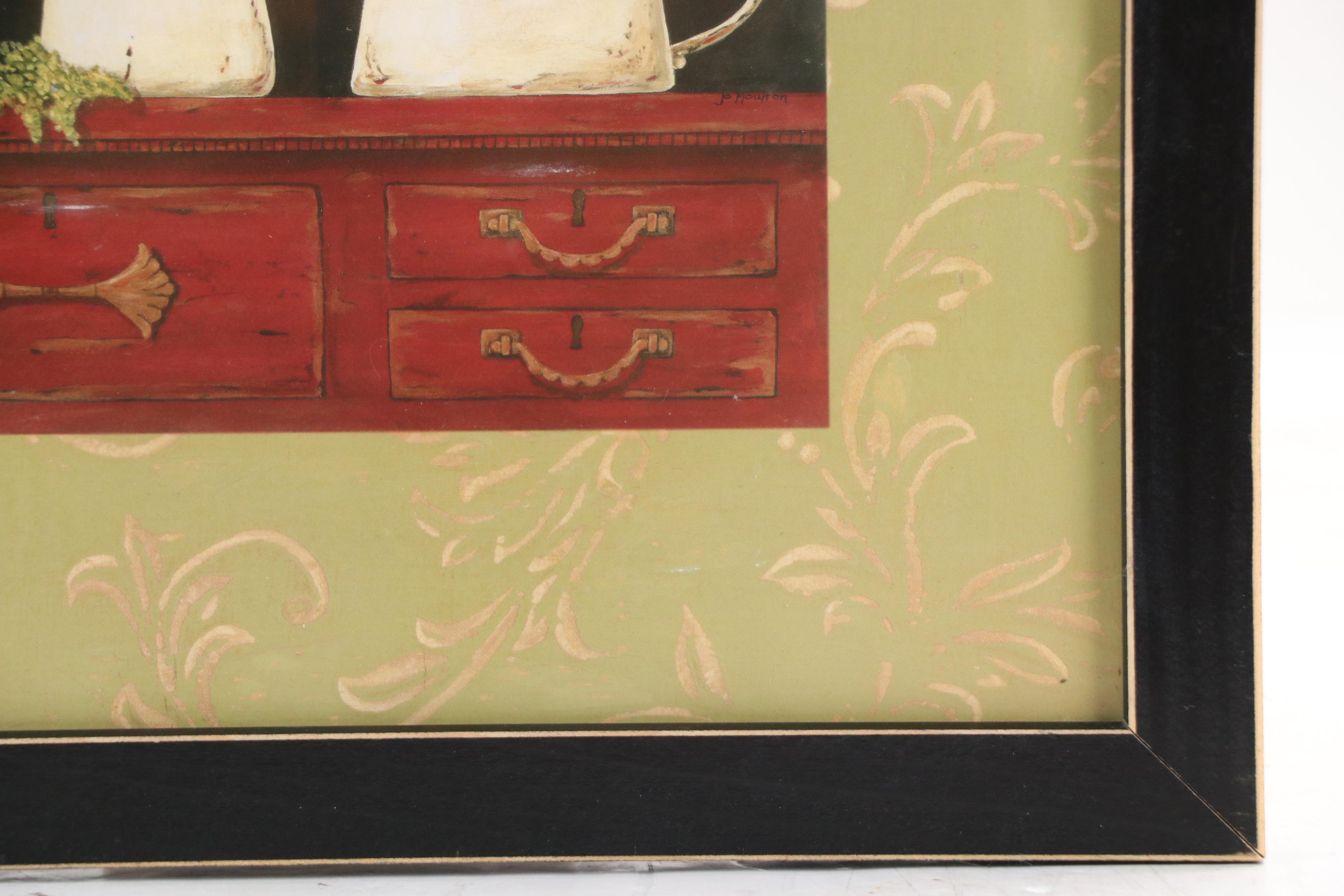 Offset Lithograph After Jo Moulton "The Red Cupboard"