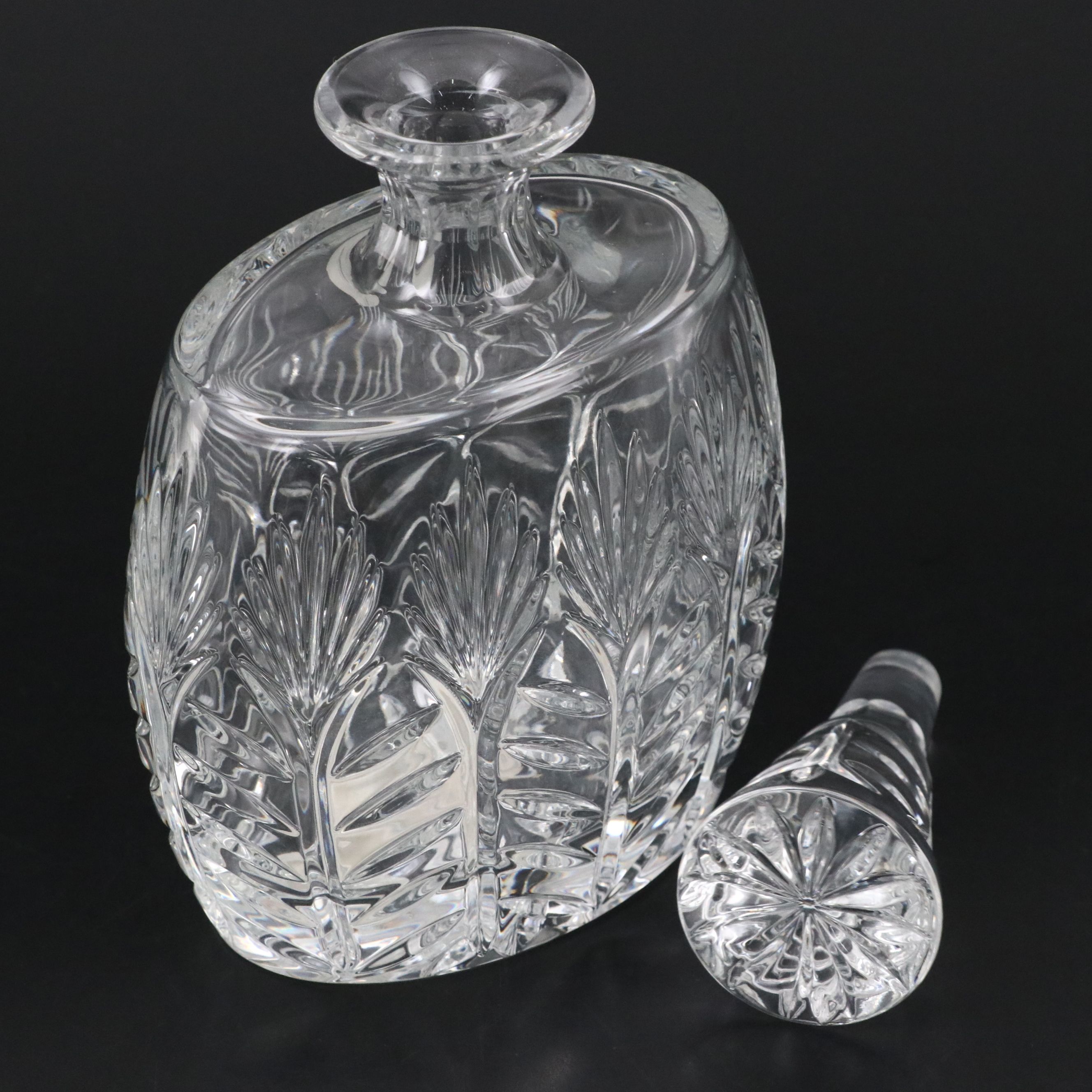 Crystal Decanter and Old Fashioned Glasses