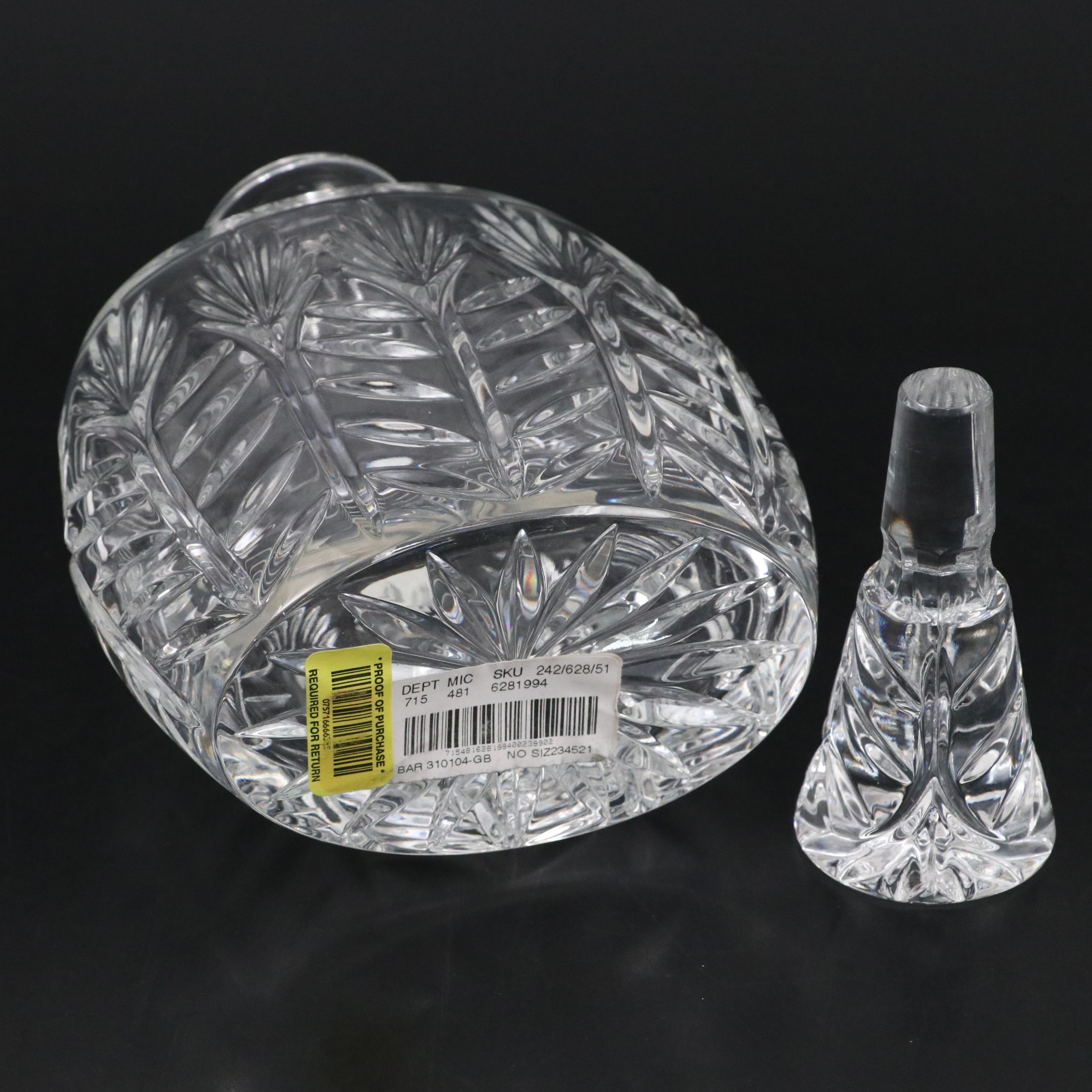 Crystal Decanter and Old Fashioned Glasses