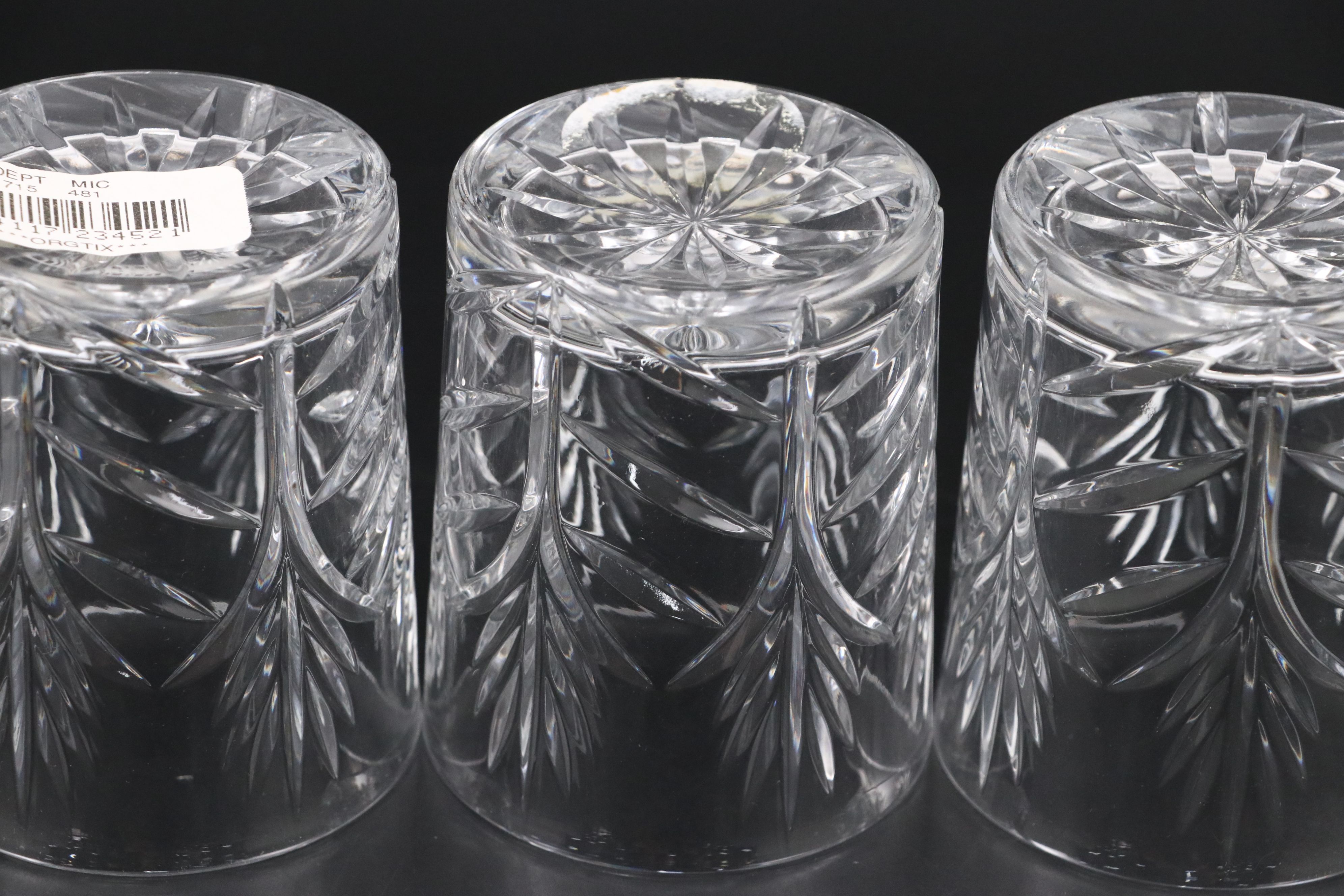 Crystal Decanter and Old Fashioned Glasses