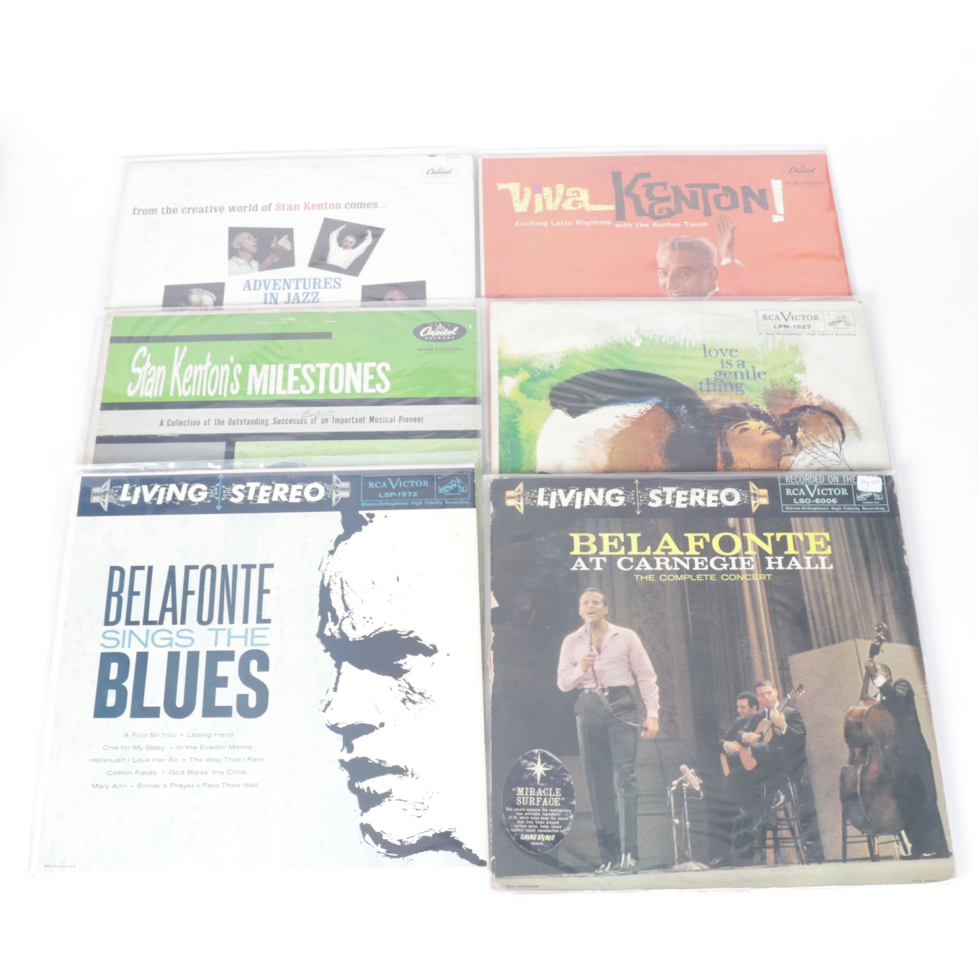 Stan Kenton, Harry Belafonte, and Other Jazz Records