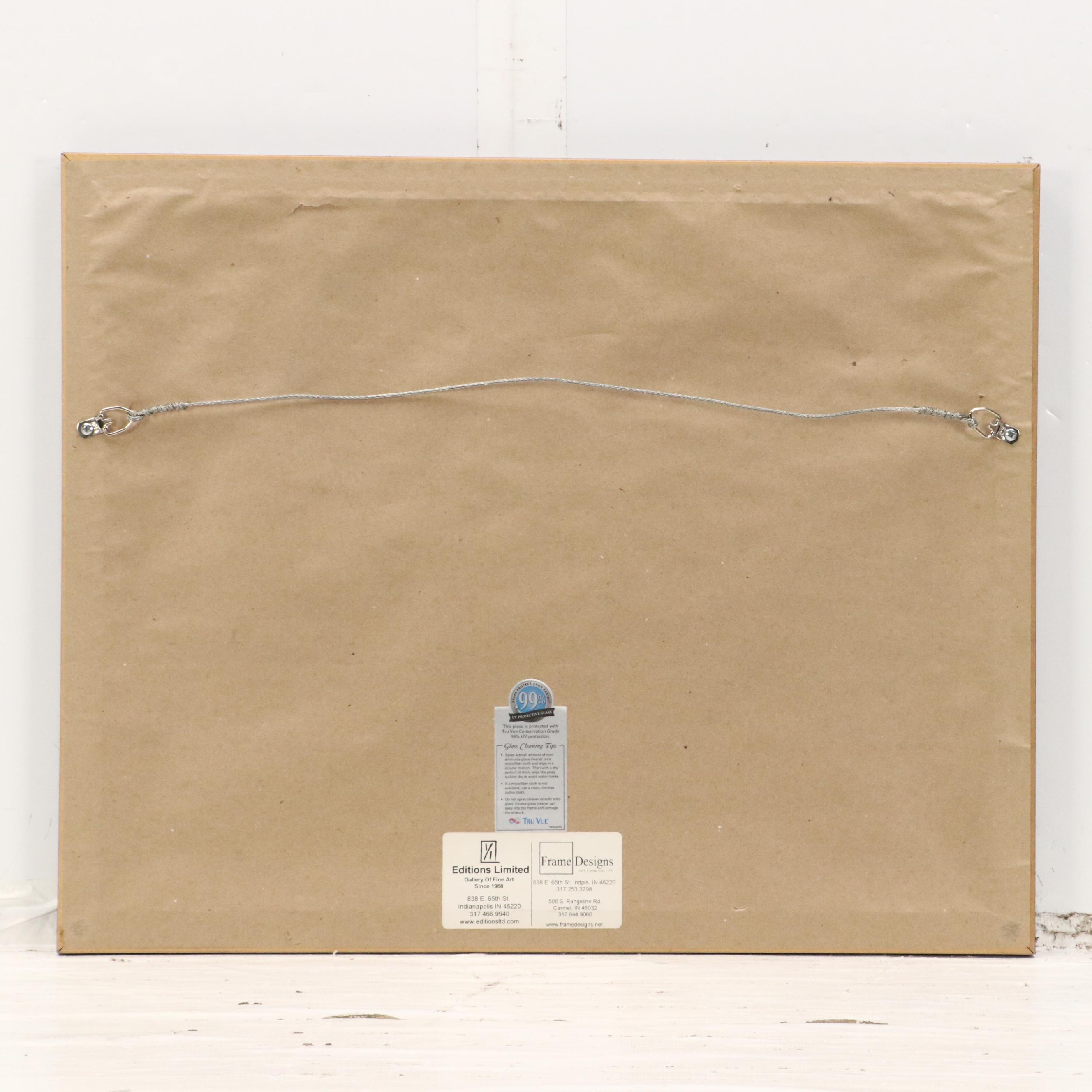 Ikki Matsumoto Offset Lithograph "Skimming the Whitecaps," Circa 1980