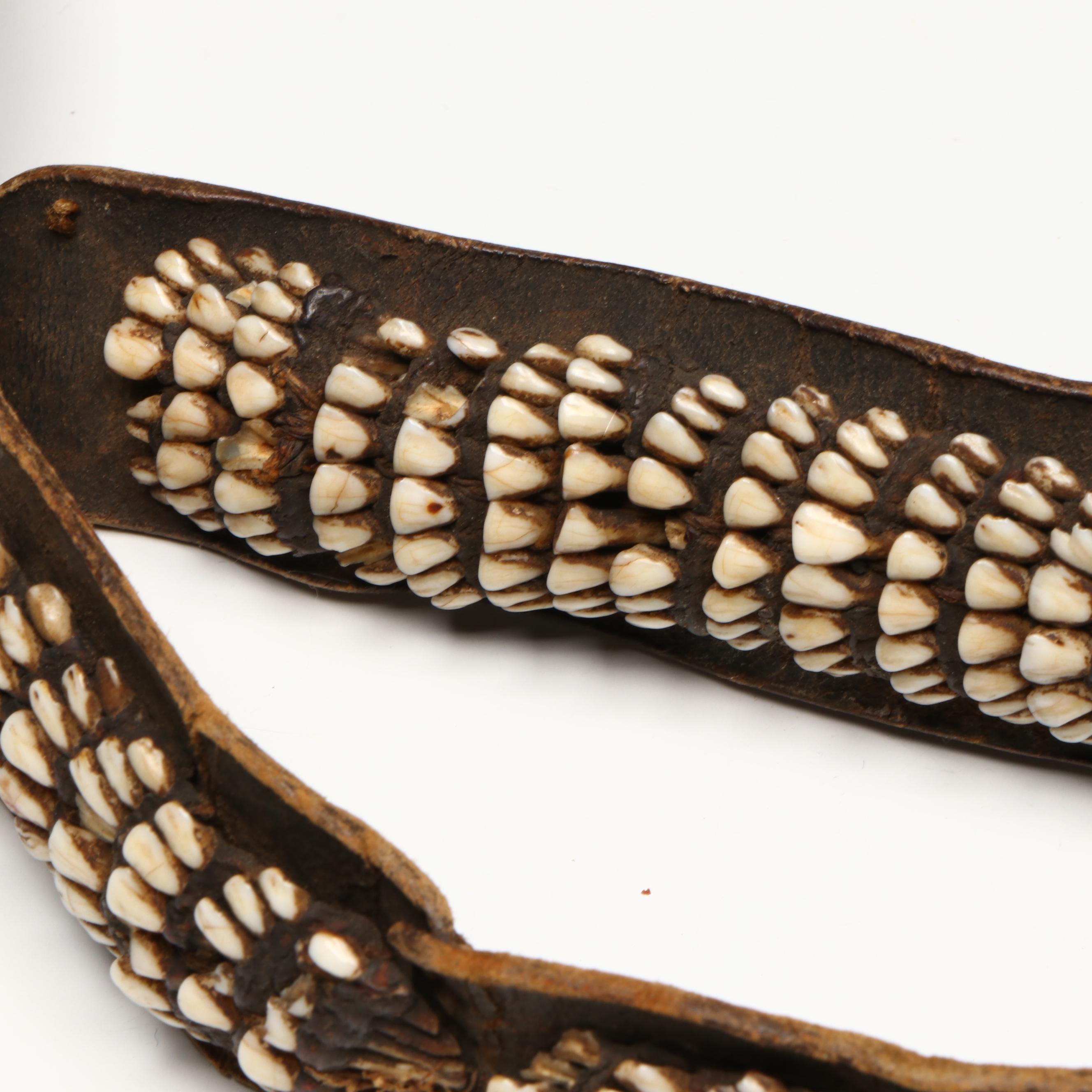 Iñupiat / Yup'ik Caribou Teeth Woman's Belt "Naqgun"