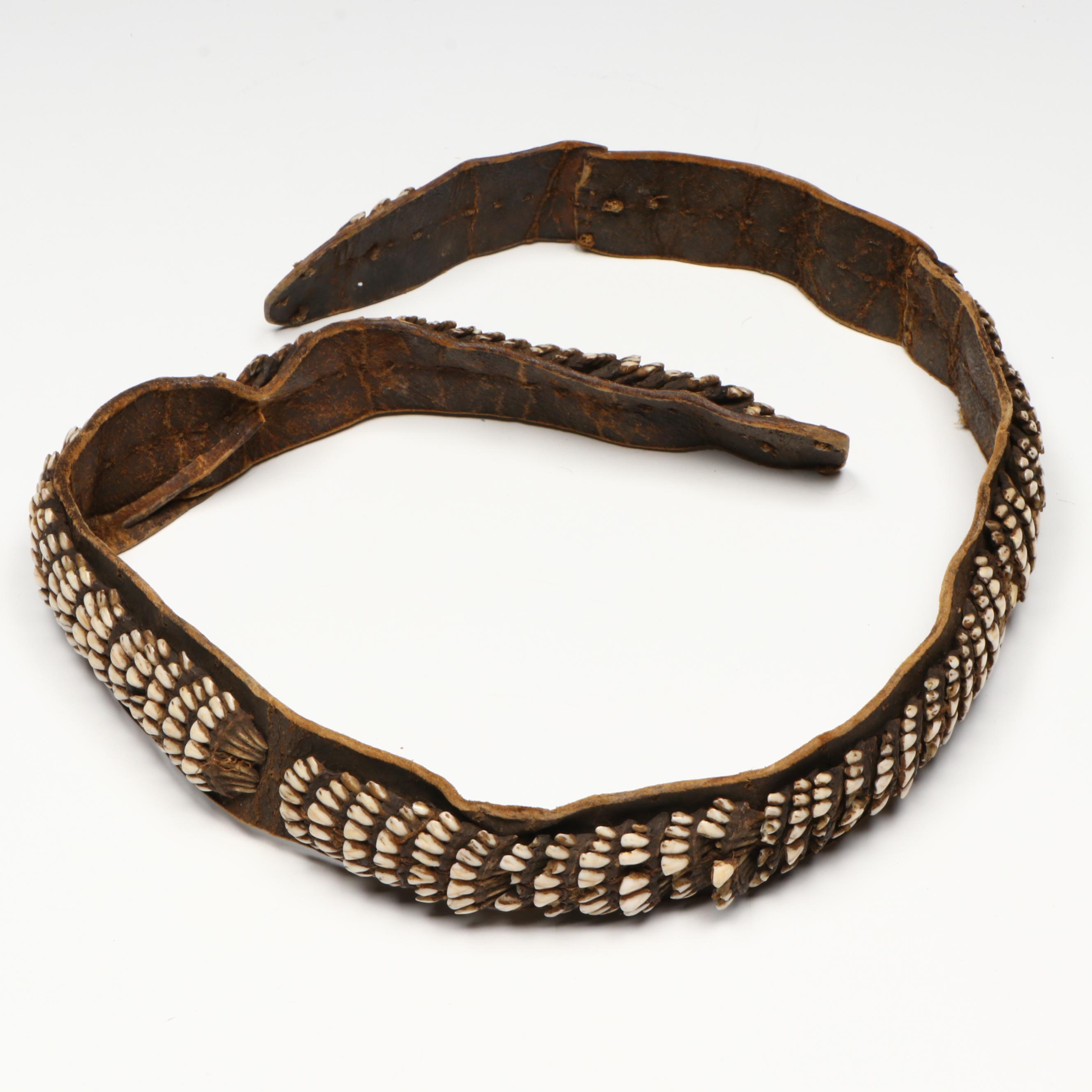 Iñupiat / Yup'ik Caribou Teeth Woman's Belt "Naqgun"