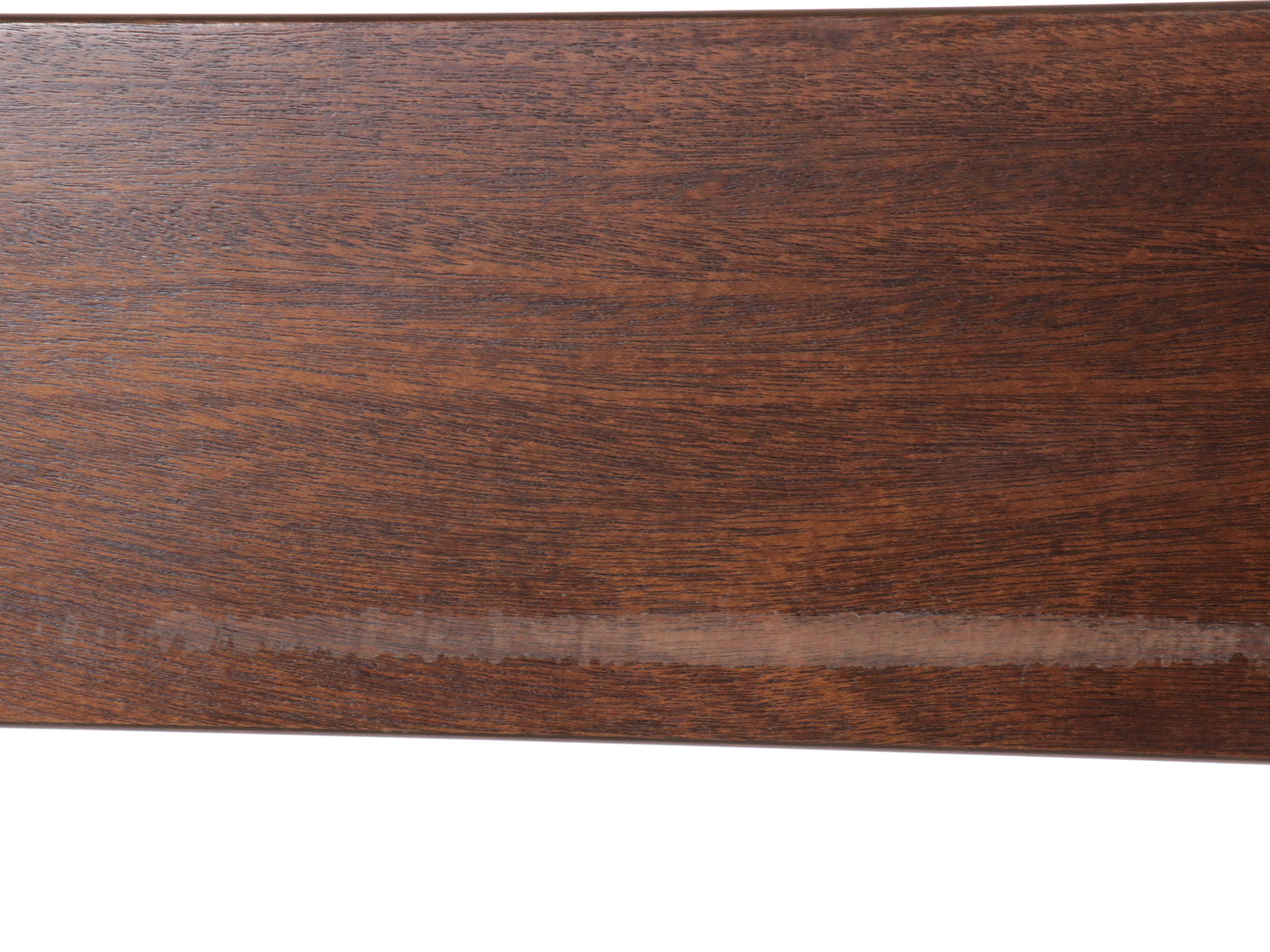 Georgian Style Mahogany Queen Size Four-Poster Canopy Bed Frame