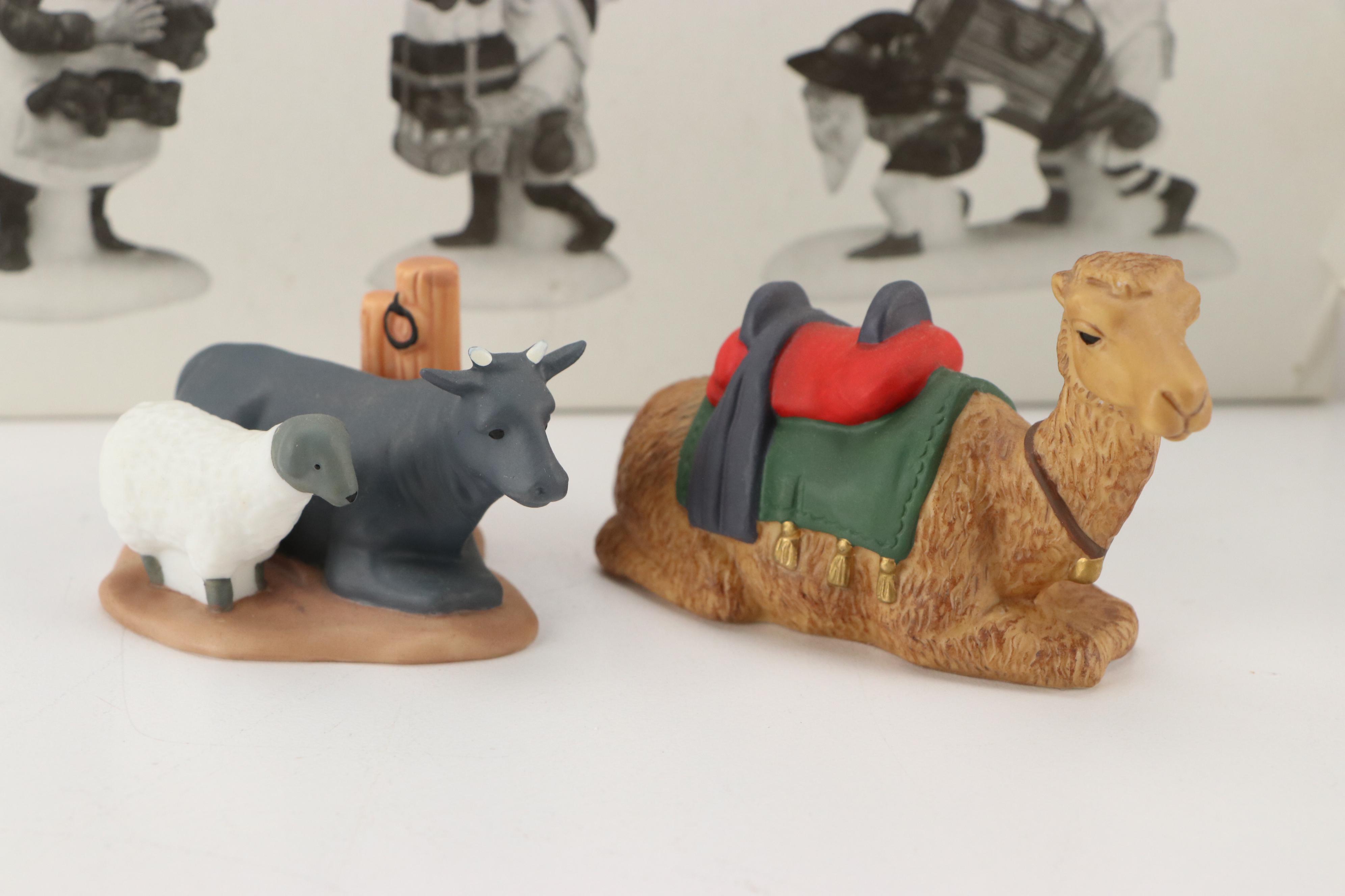 Department 56 Little Town of Bethlehem with Other Porcelain Churches