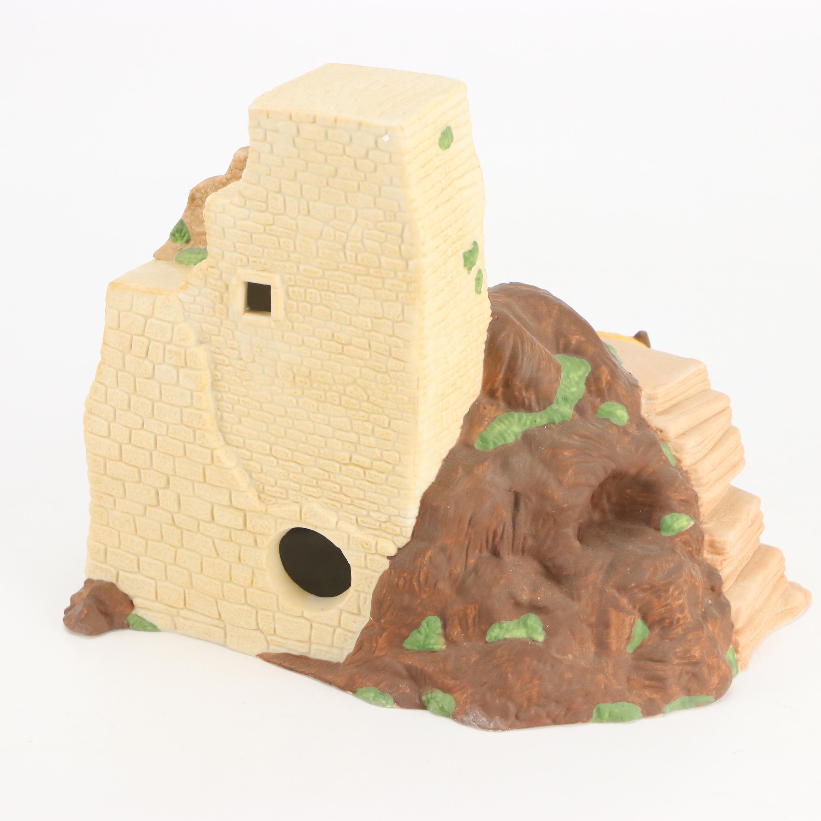 Department 56 Little Town of Bethlehem with Other Porcelain Churches