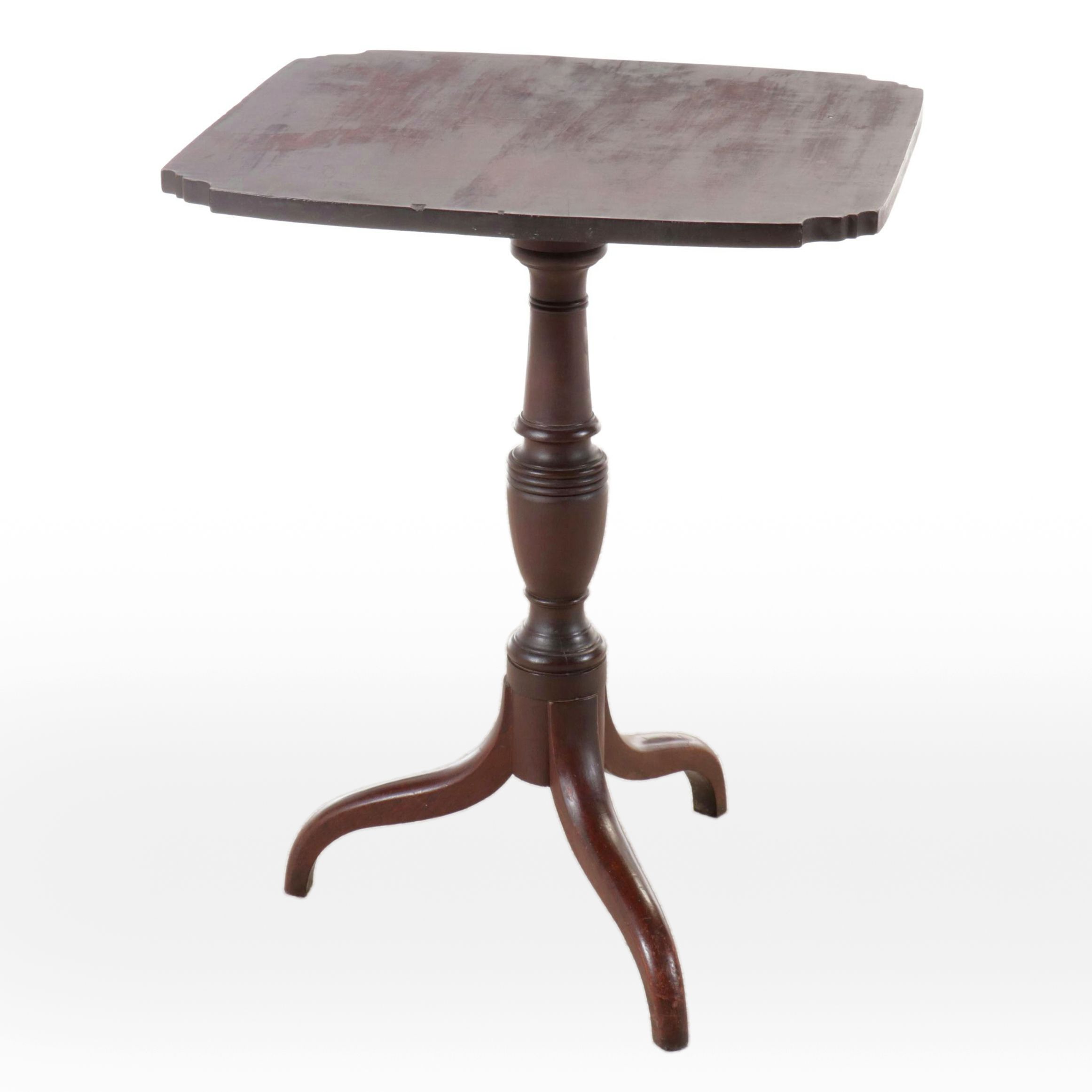 Regency Style Mahogany Tilt-Top Table