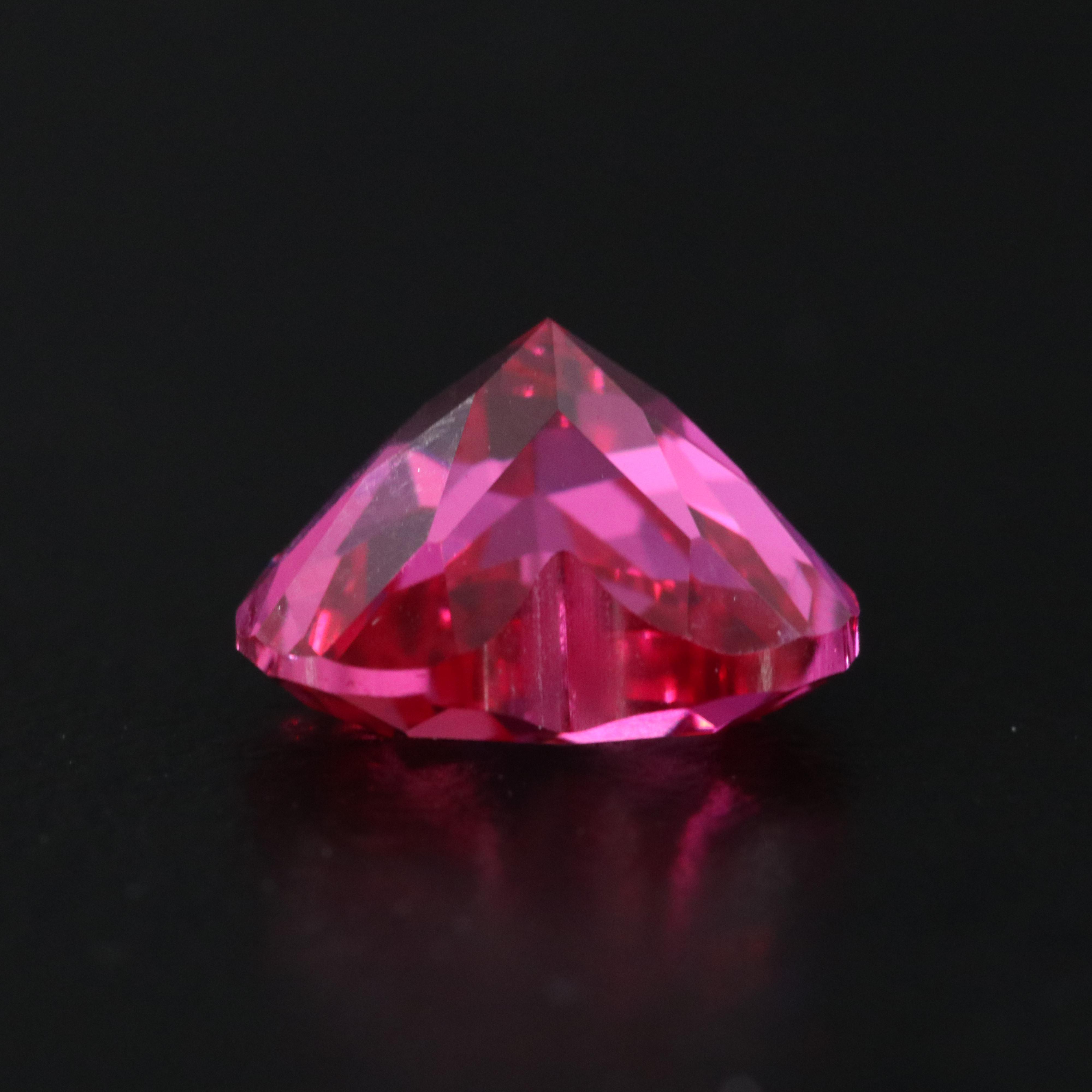 Loose 4.65 CT Lab Grown Ruby